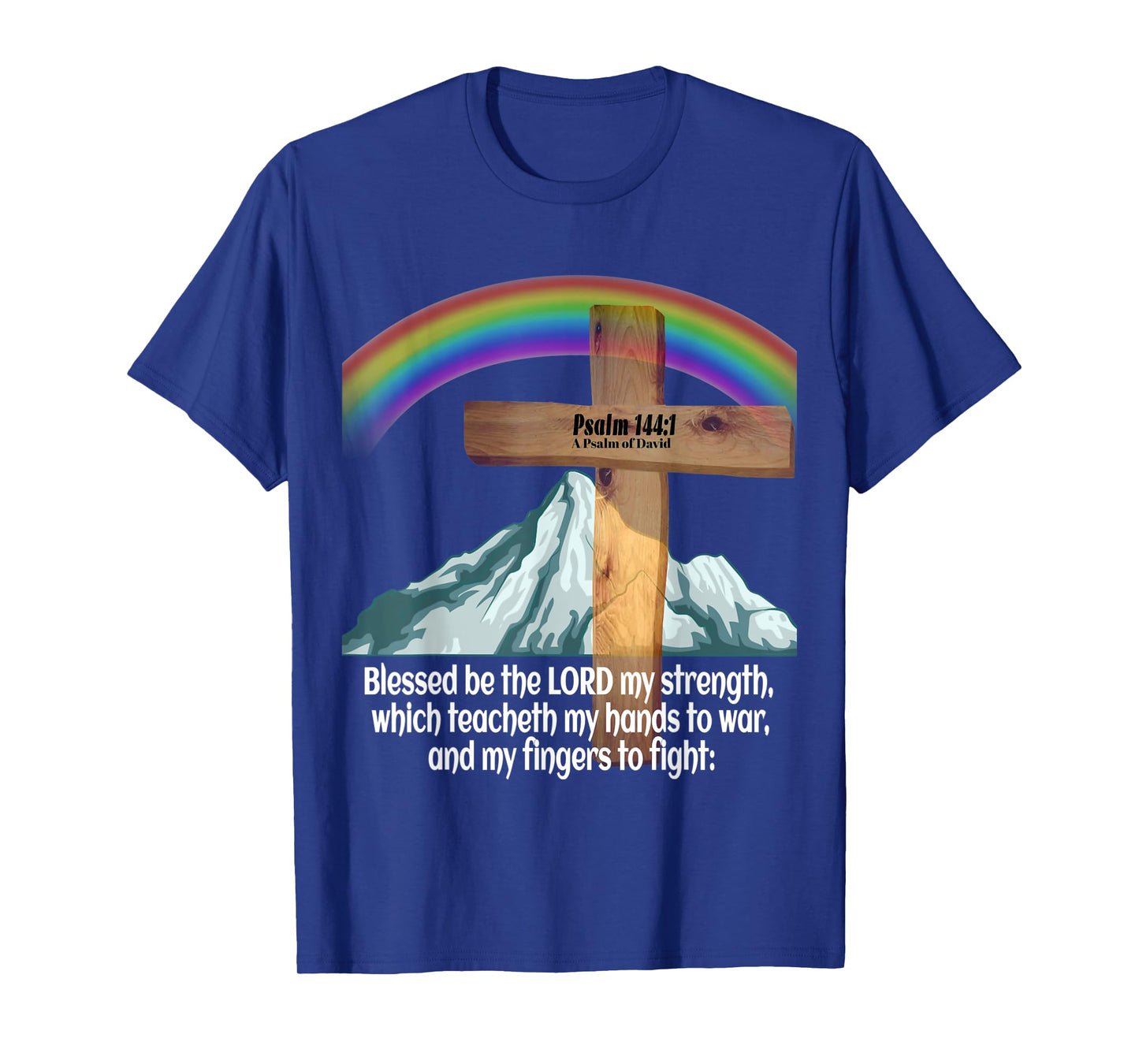 Psalm 144:1, A Psalm of David T-Shirt