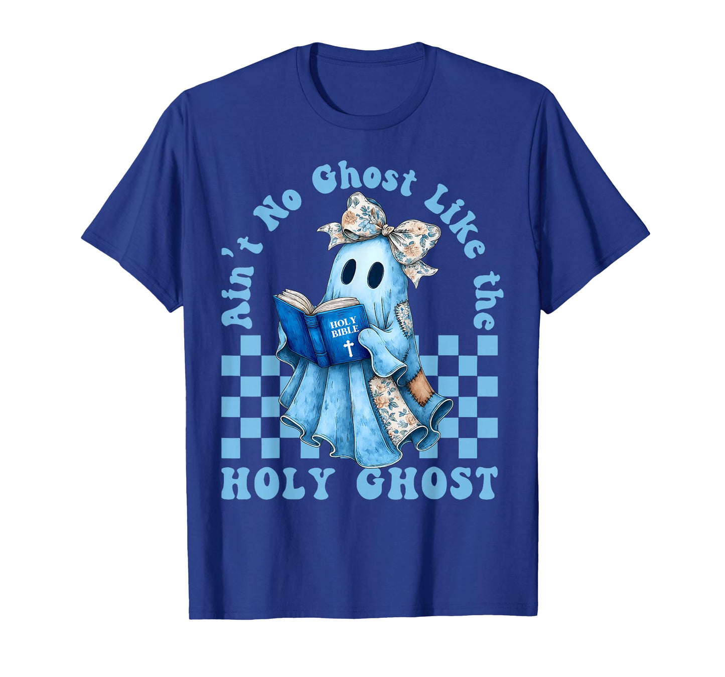 Groovy Aint No Ghost Like The Holy Ghost Christian Halloween T-Shirt