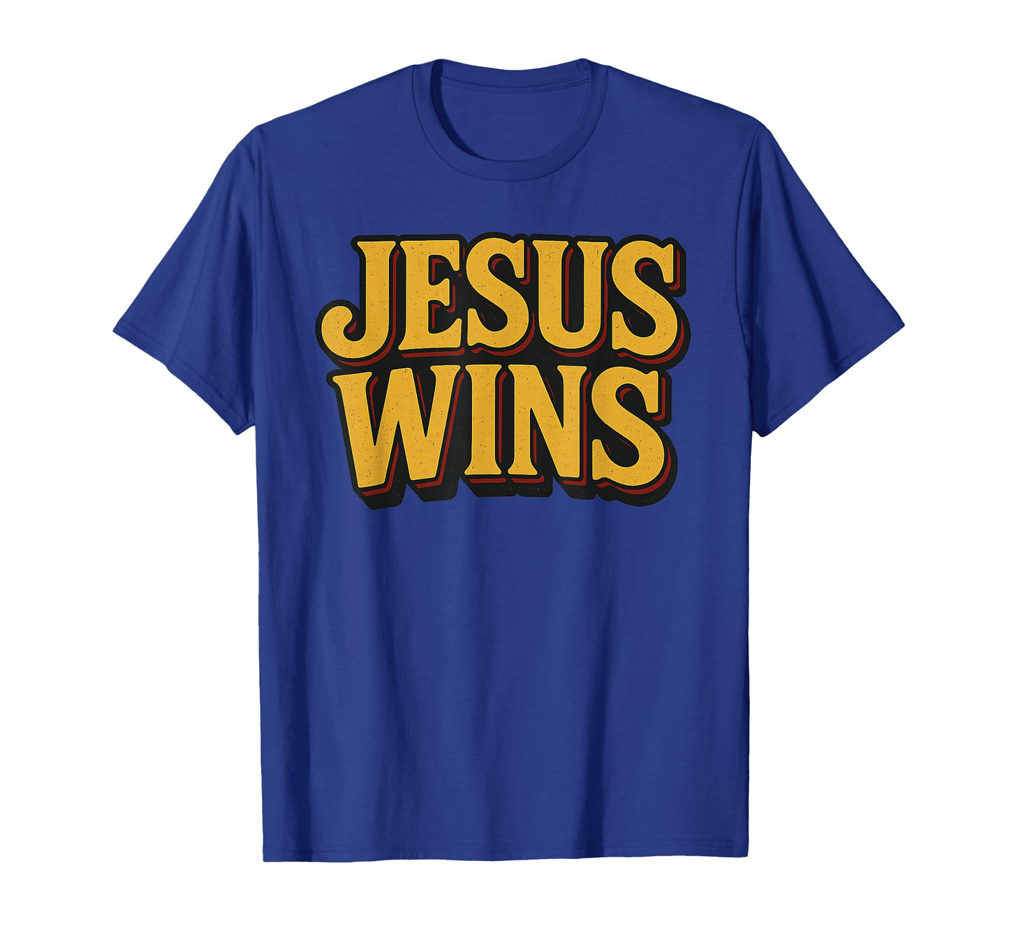 Jesus Wins - Inspirational Christian Faith T-Shirt