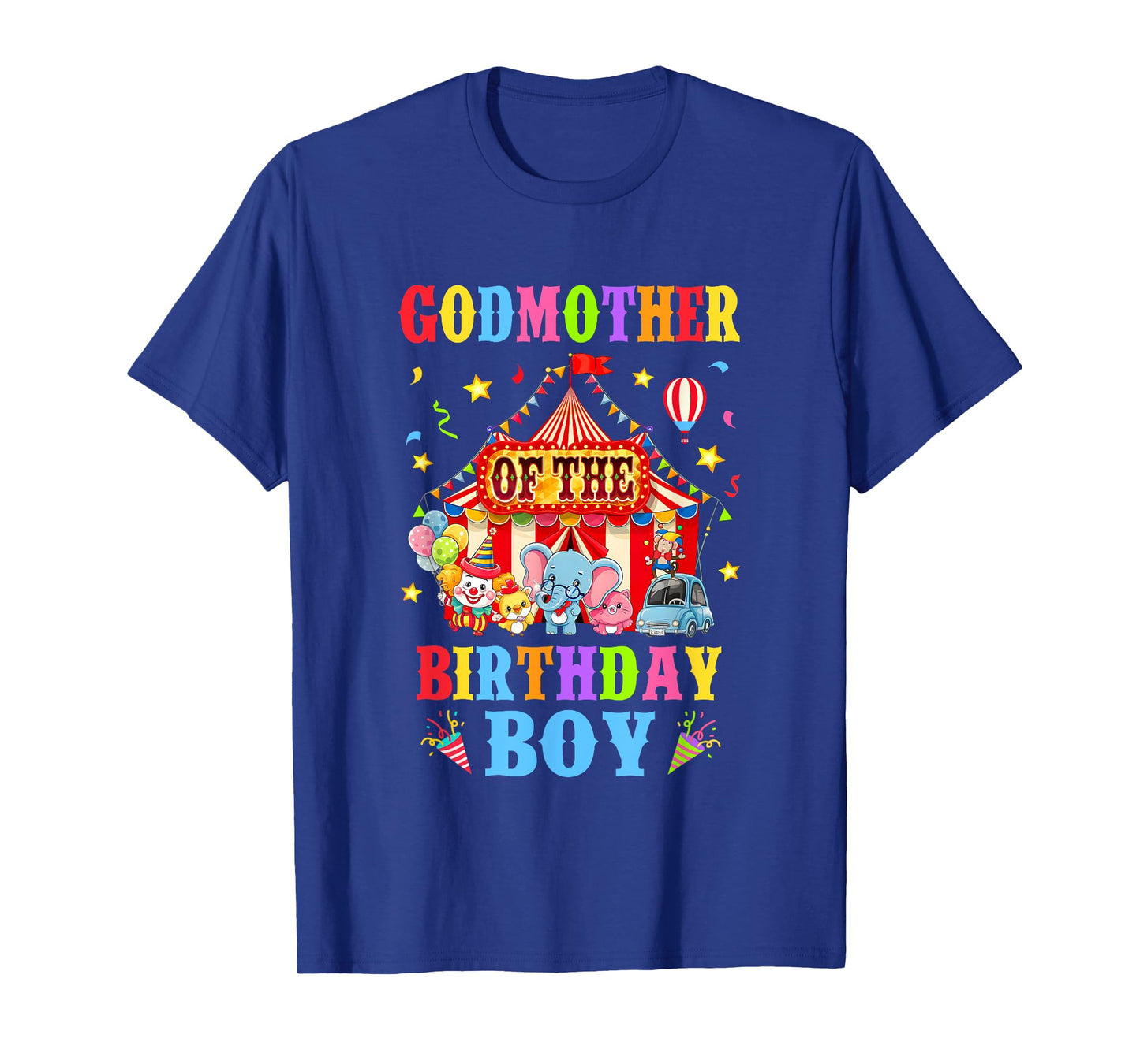 Godmother Of The Birthday For Boy Circus Carnival Theme T-Shirt