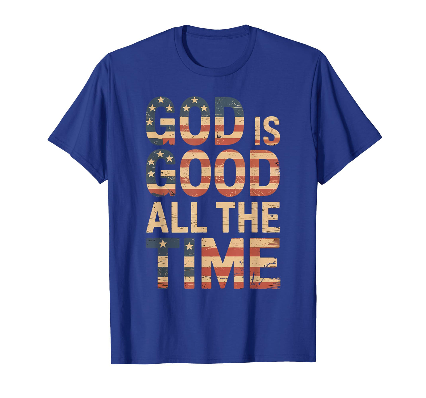 Vintage Retro Christian God is Good All The Time Jesus T-Shirt