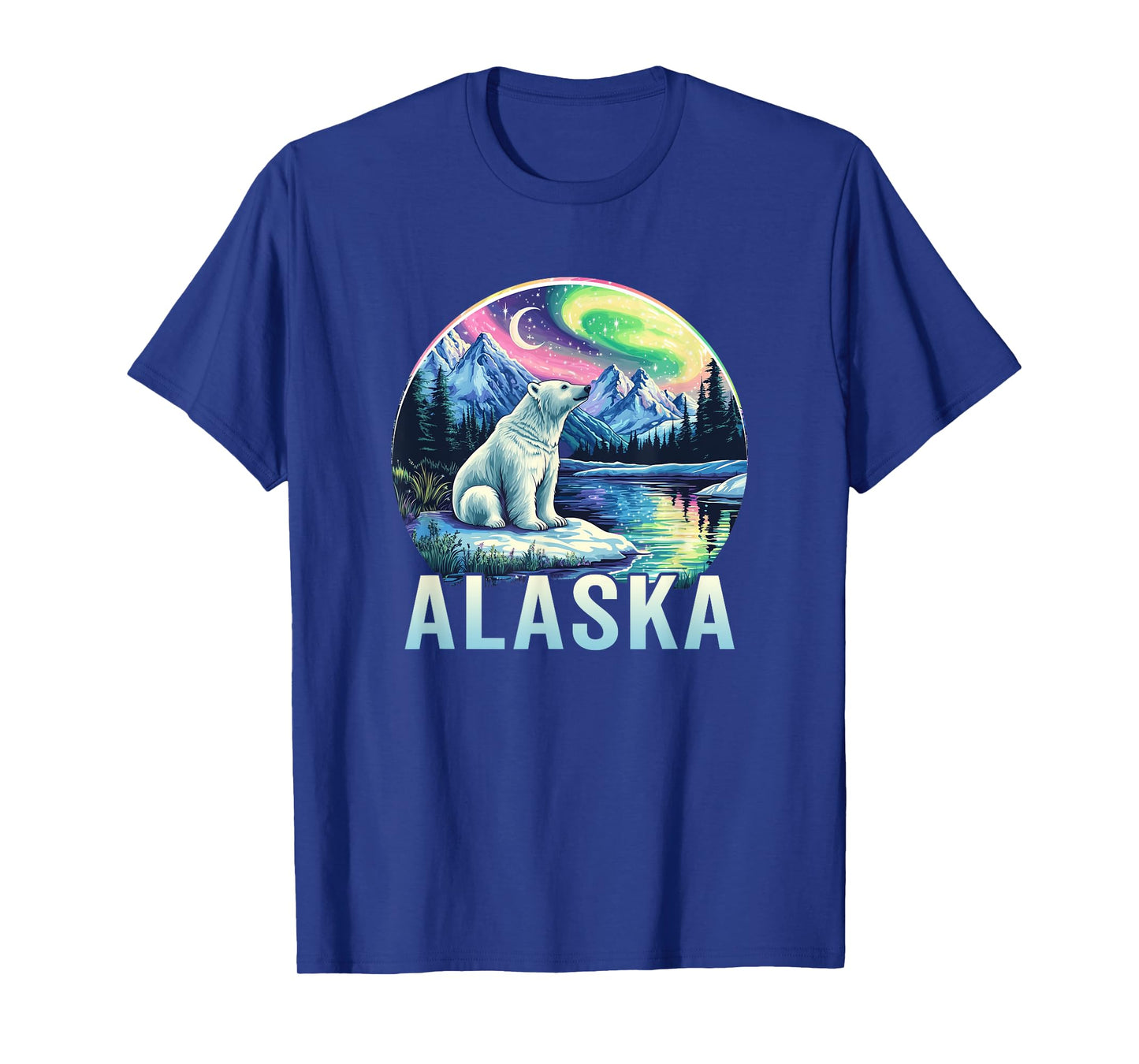 Alaska Northern Lights Aurora Viewing Vacation Alaska Trip T-Shirt