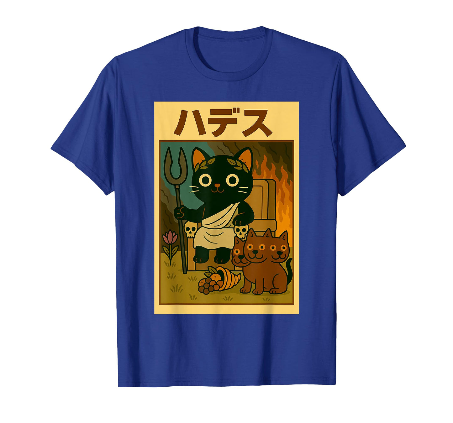 Kawaii Hades Cat God - Greek/Roman Mythology Anime T-Shirt