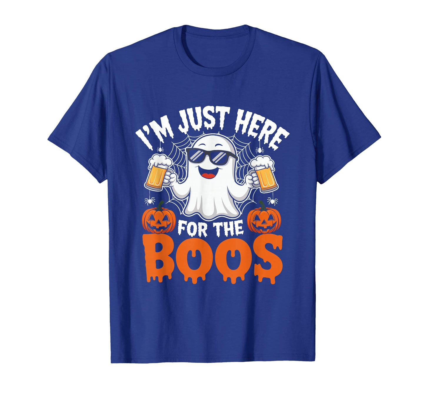 I'm Just Here for The Boos Funny Halloween Ghost T-Shirt