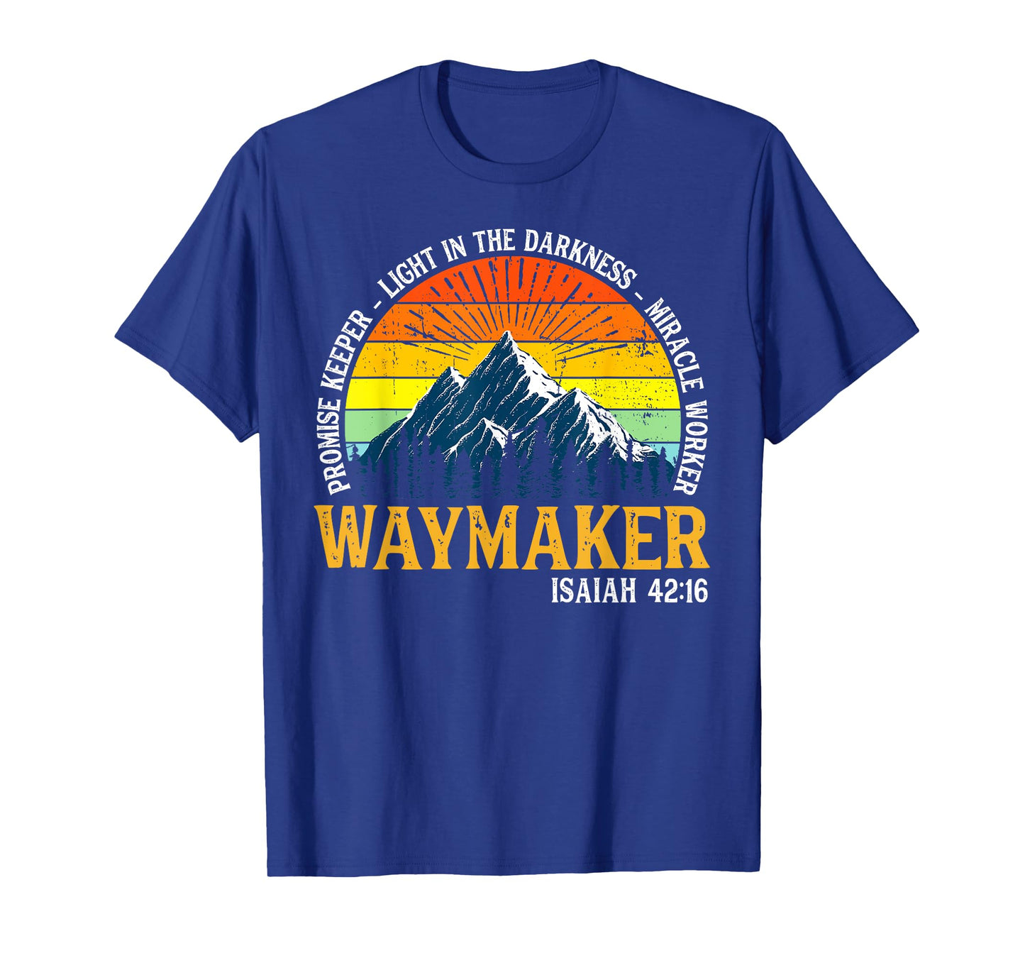 Vintage Waymaker Promise Keeper Miracle Worker Christian T-Shirt