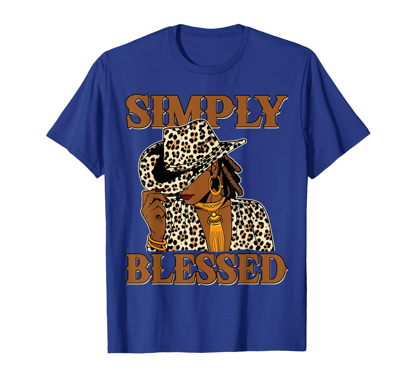 Blessed Black Cowgirl Western Swag African Christian Woman T-Shirt