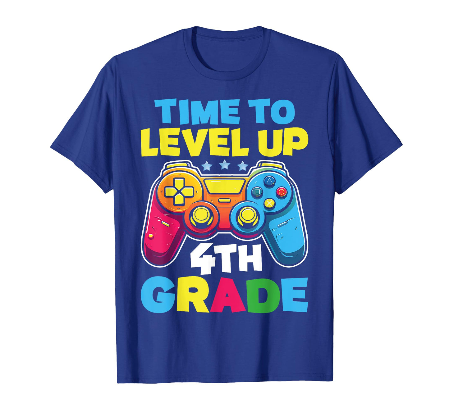 Time To Level Up 4th Grade Video Gamer Kids Back To School T-Shirt