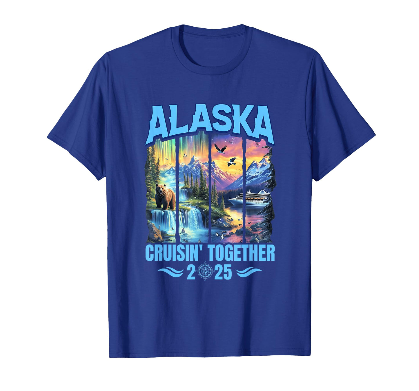 Matching Family And Friends Group Alaskan Alaska Cruise 2025 T-Shirt