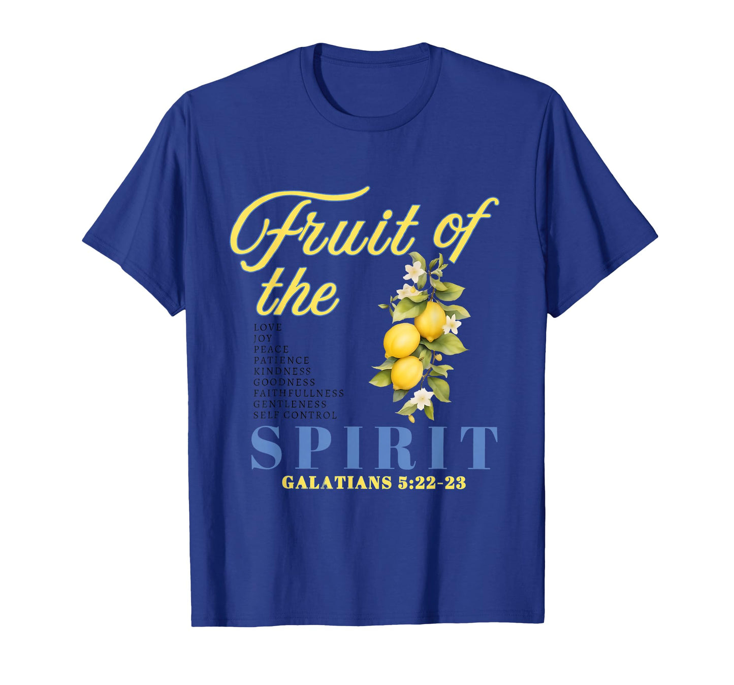 Fruit of The Spirit Christian Merch Bible Verse Vintage T-Shirt