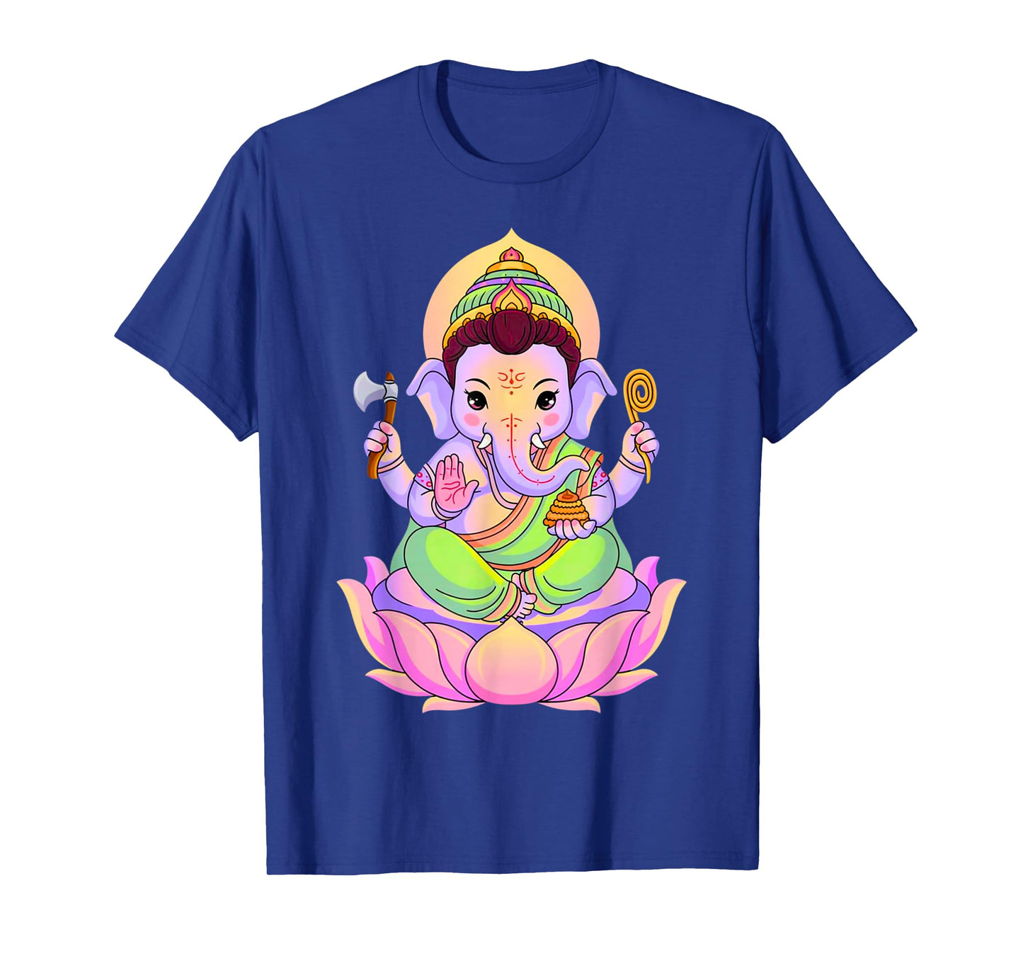 Hindu Ganesha Puja Elephant God India Meditation Yoga Murti T-Shirt