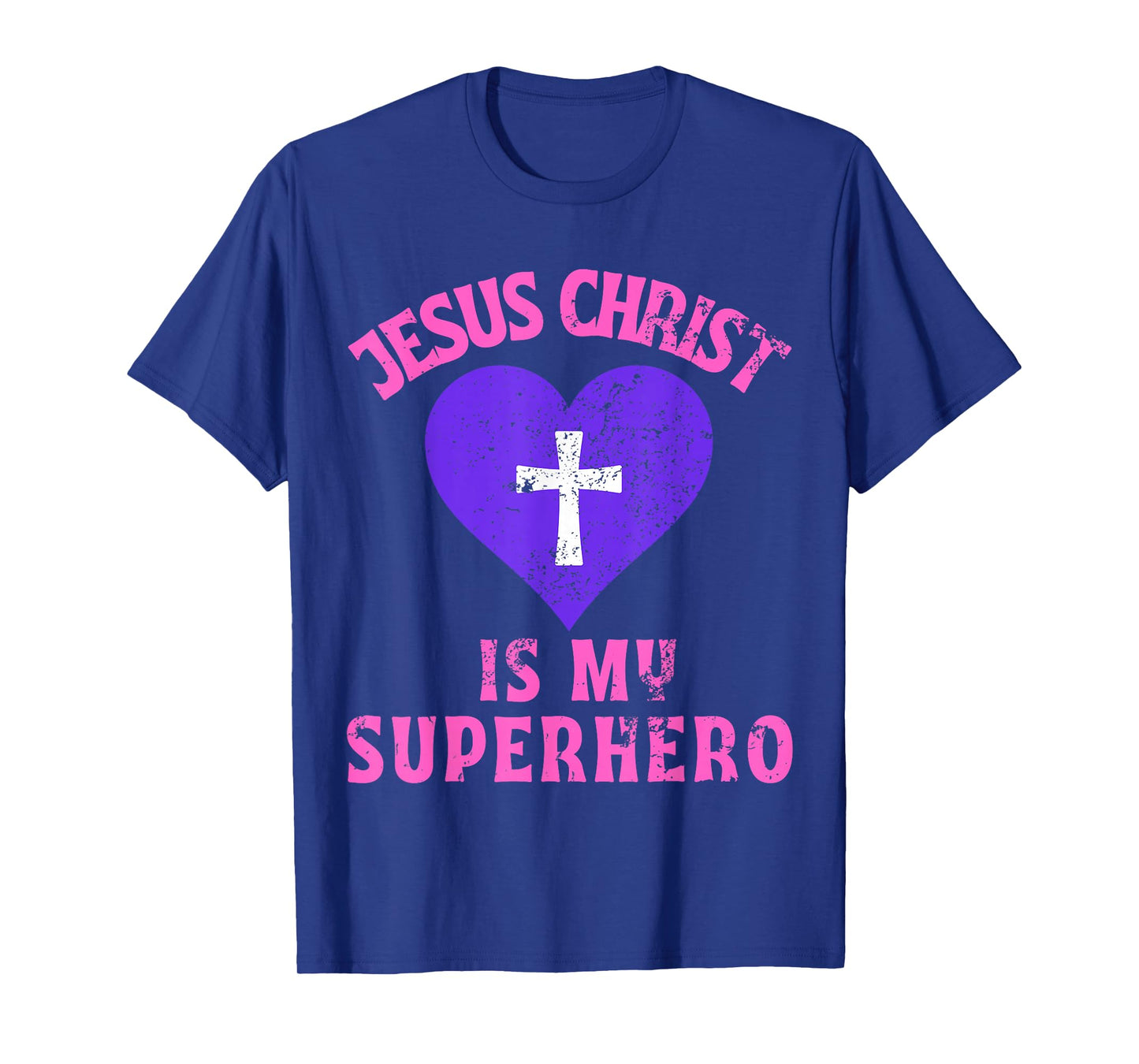 Jesus Christ Is My Superhero Jesus Kids Toddler Girls 5T 4T T-Shirt