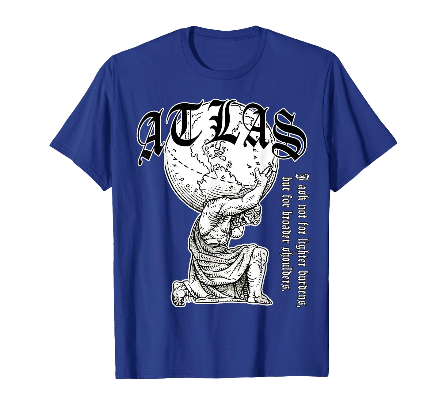 Atlas carrying the world Greek Mythology Street Urban Style T-Shirt