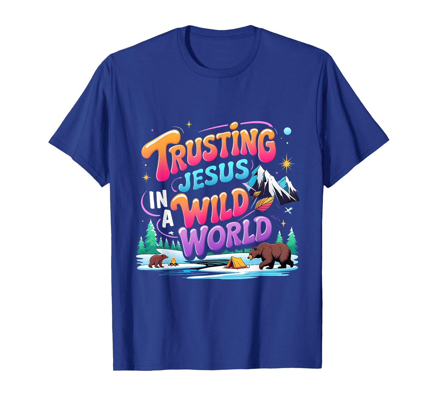 VBS 2025 Trusting Jesus Wild World Team Tee T-Shirt