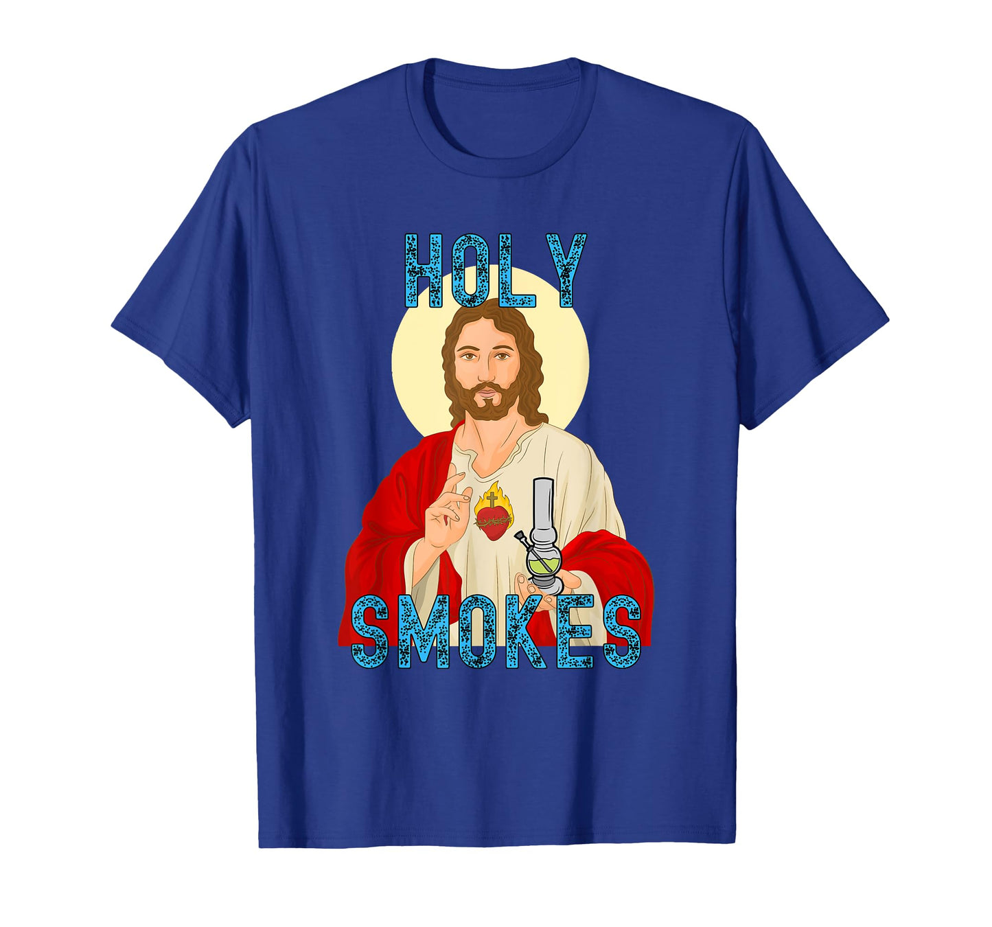 Holy Smokes Funny Jesus Apparel Weed 420 Merch T-Shirt
