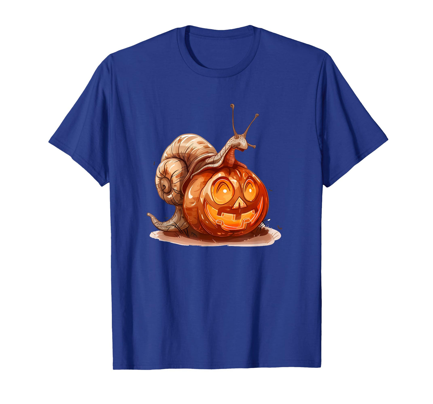 Cute Snail Pumpkin Halloween Costume Snails Men Women T-Shirt