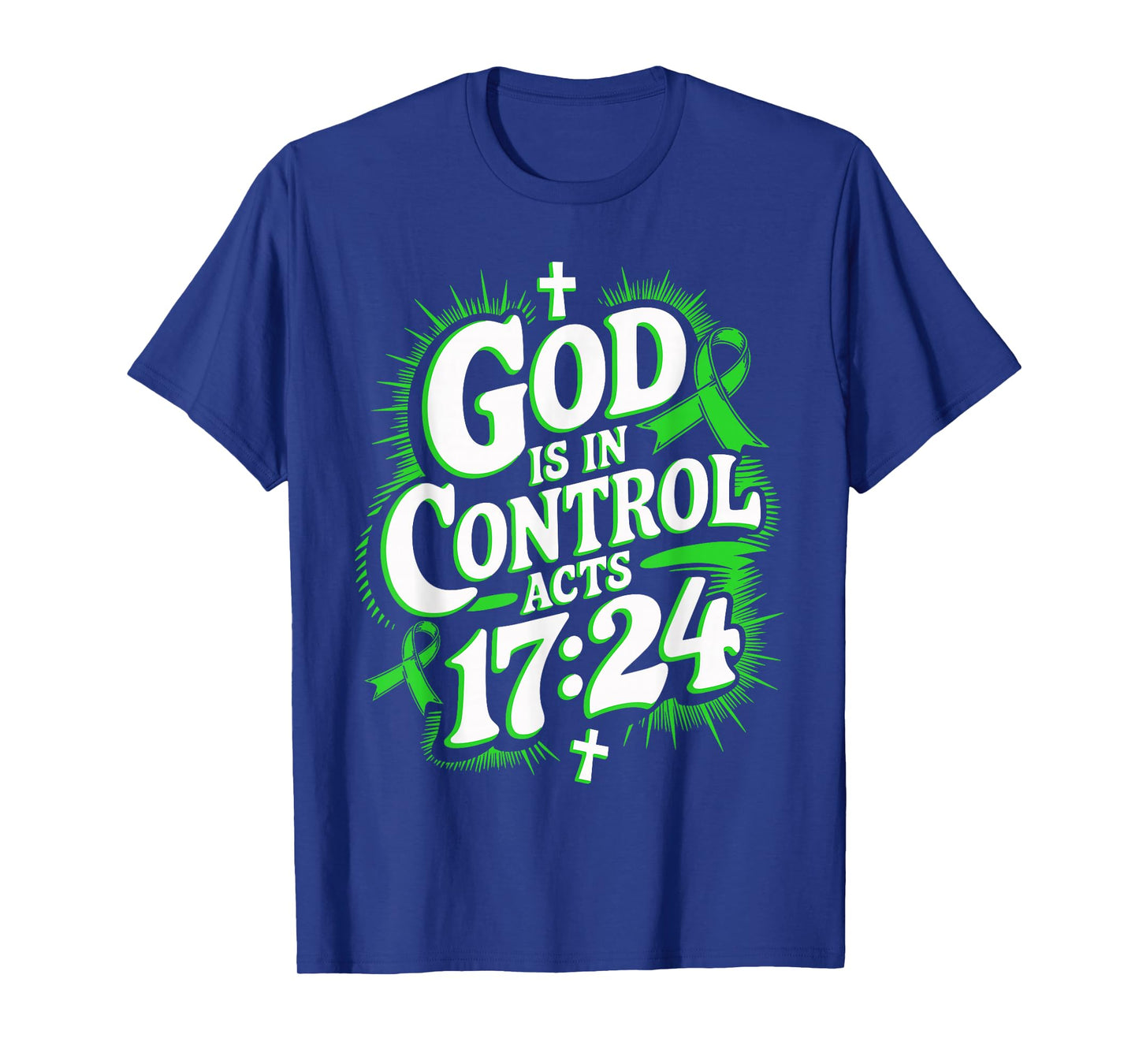 God Is In Control Survivor Spinal Cord Injury Awareness T-Shirt