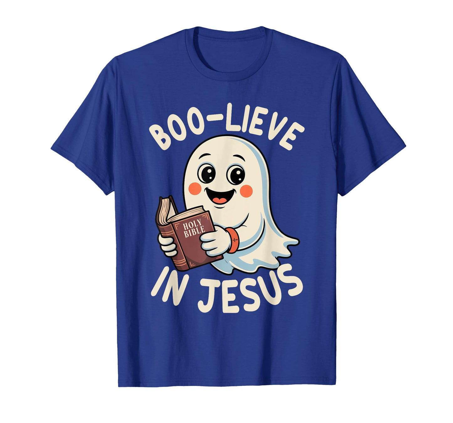Boo-Lieve In Jesus Christian Halloween T-Shirt