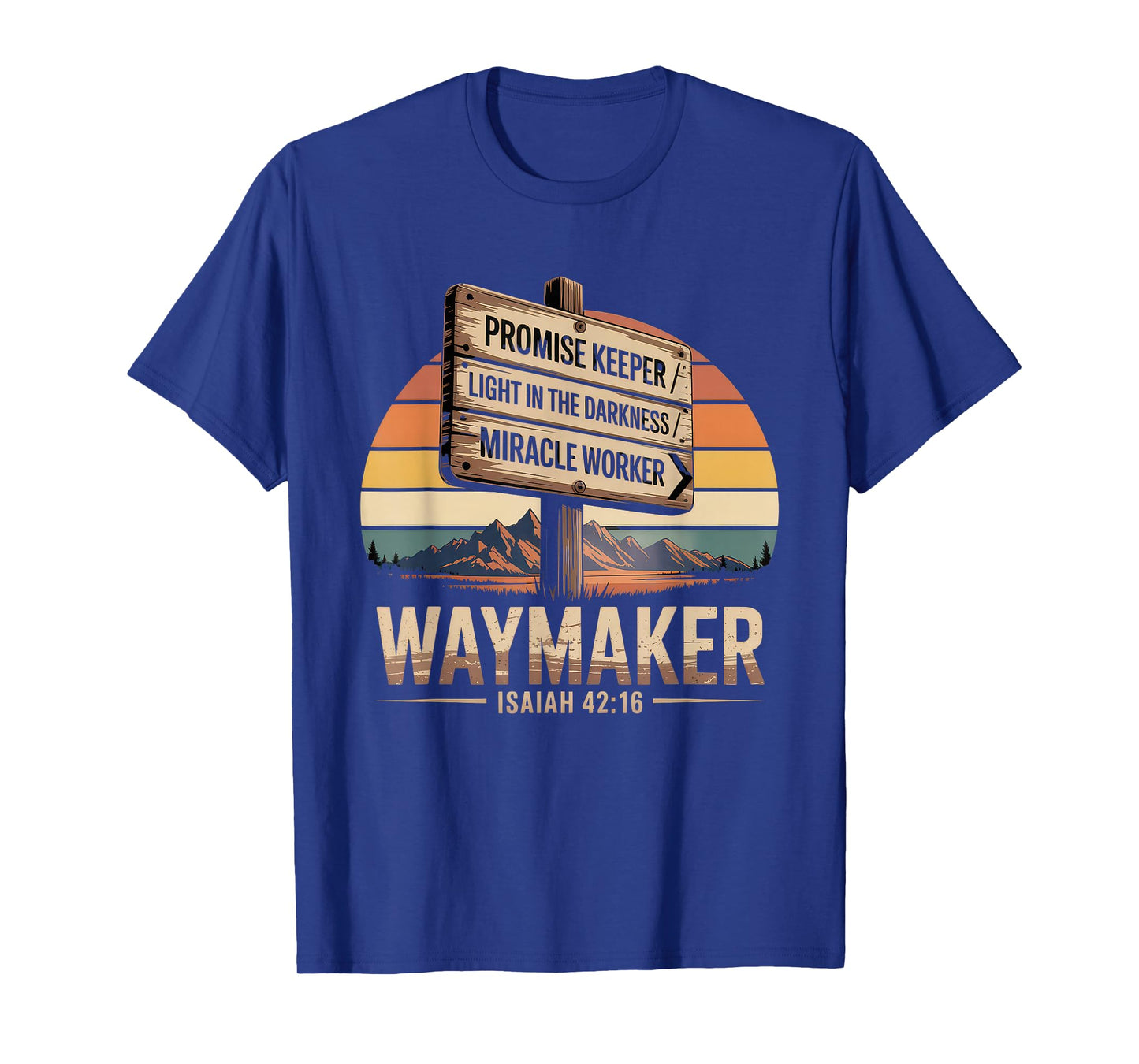 Waymaker Tshirt Promise Keeper Miracle Worker God Christian T-Shirt