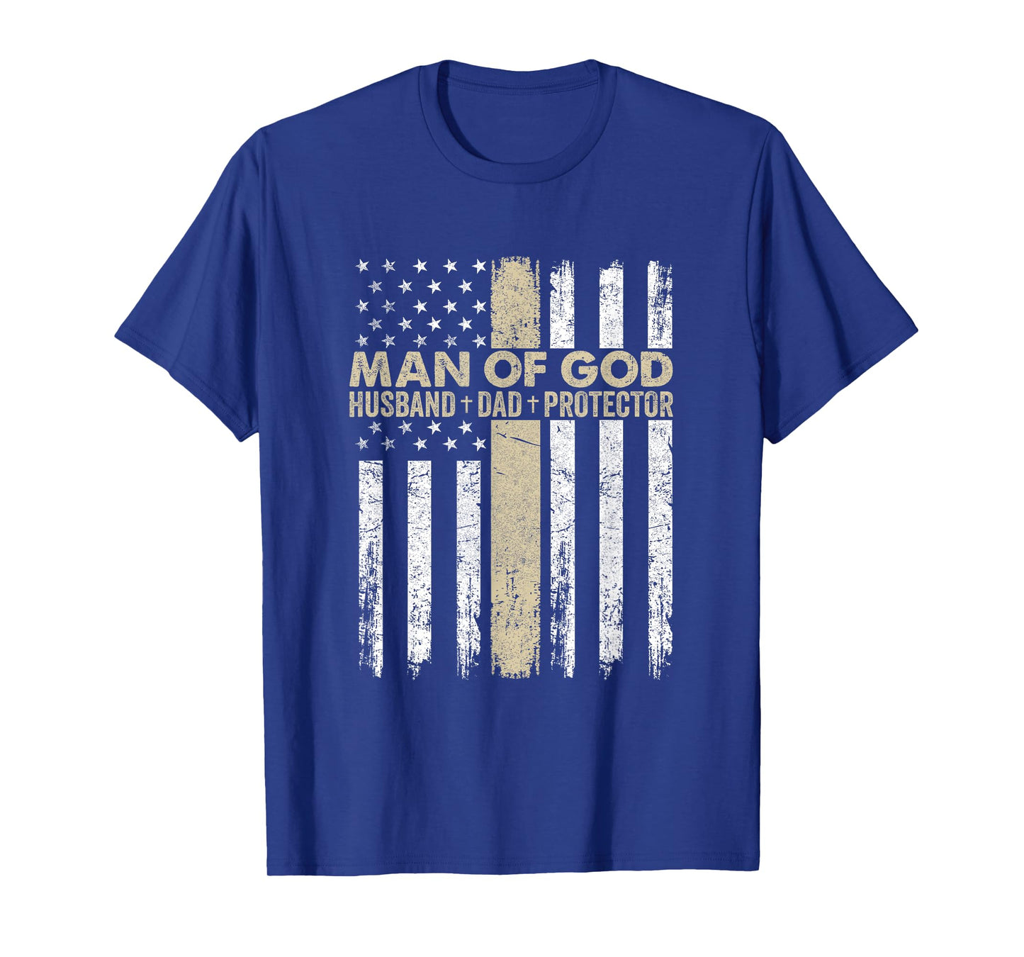 Jesus God Religious Man Of God Husband Dad Protector T-Shirt