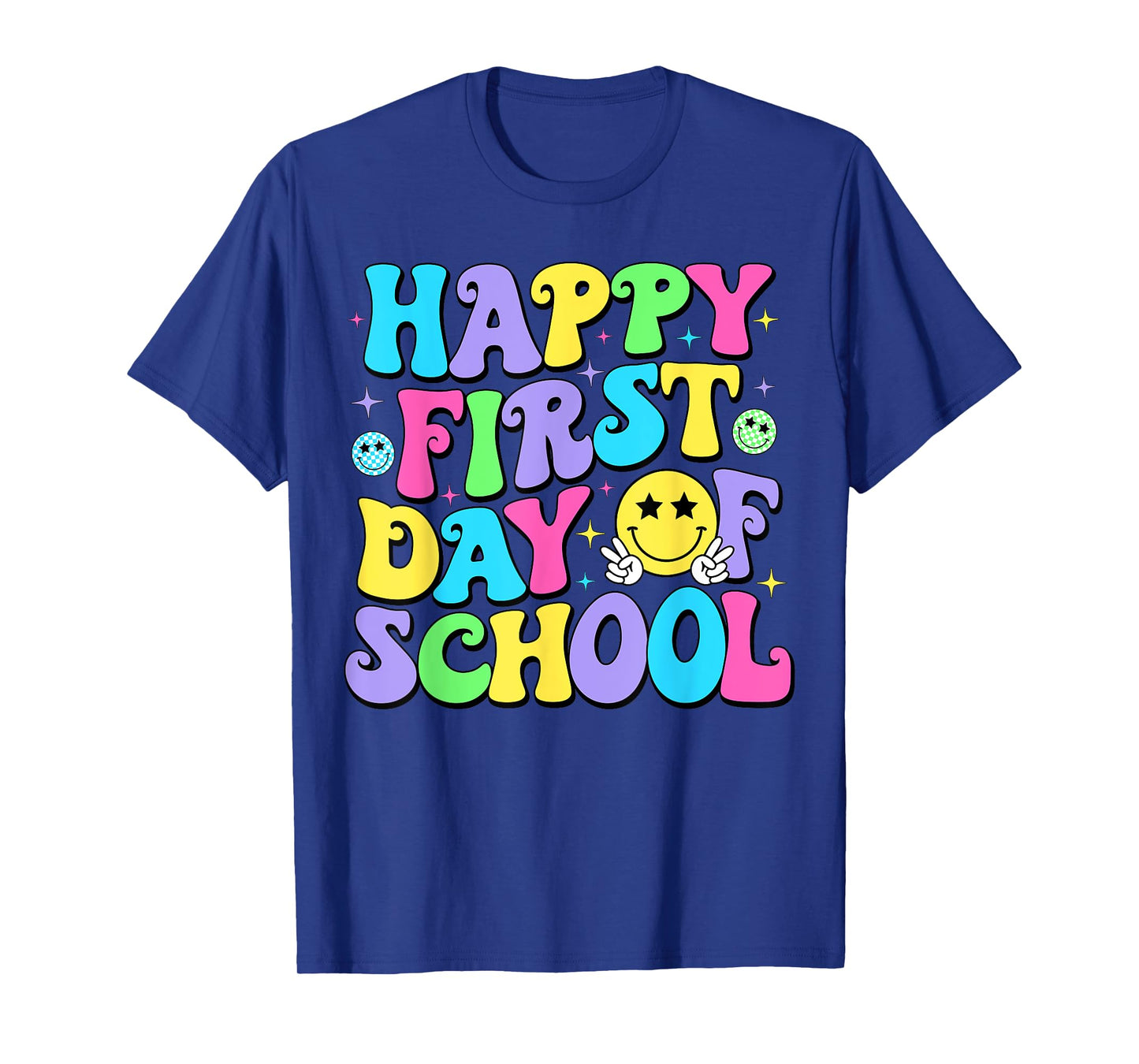 Happy First Day Of School Shirts Teacher Kids Back To School T-Shirt