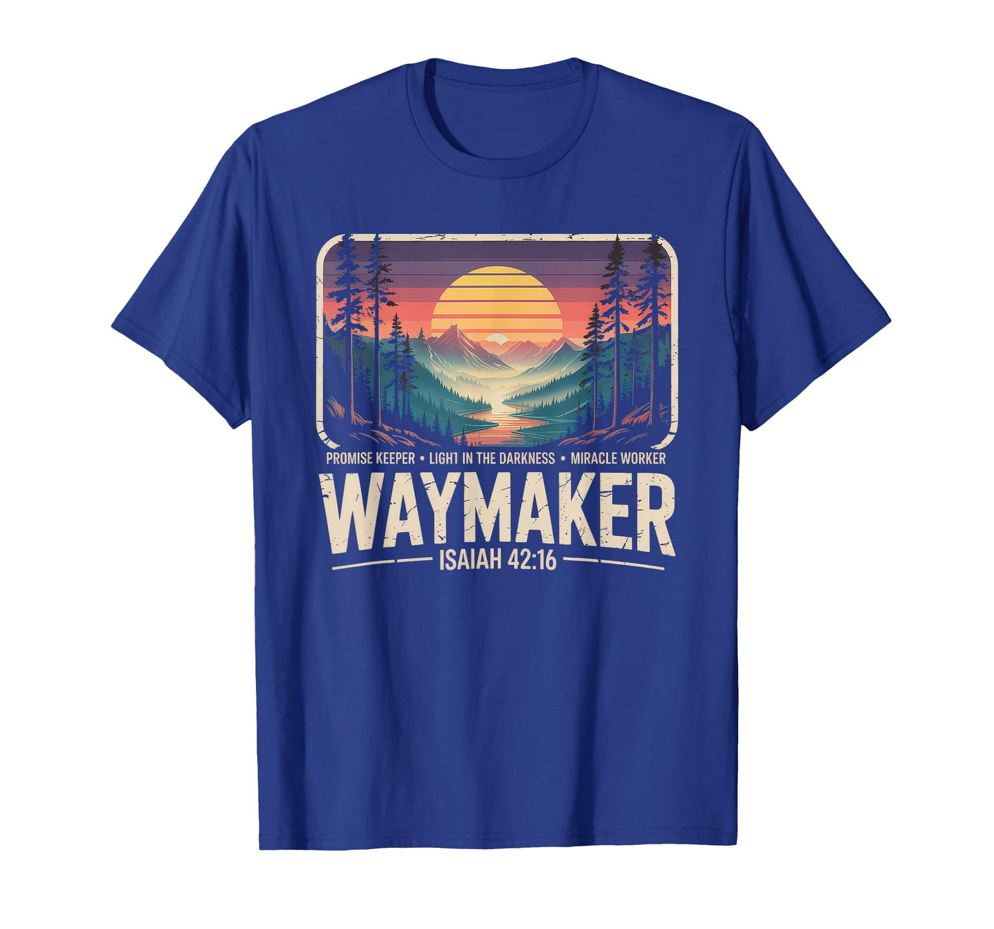 Waymaker Tshirt Promise Keeper Miracle Worker God Christian T-Shirt