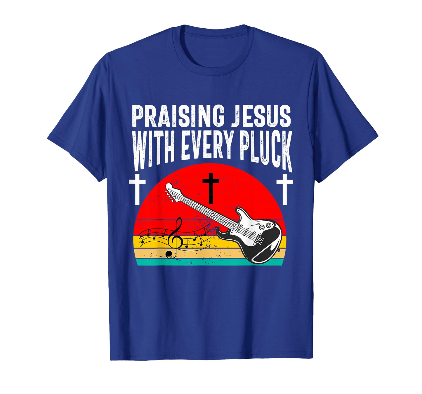 Christian Bass Guitar Player Worship Jesus Bassist Music T-Shirt