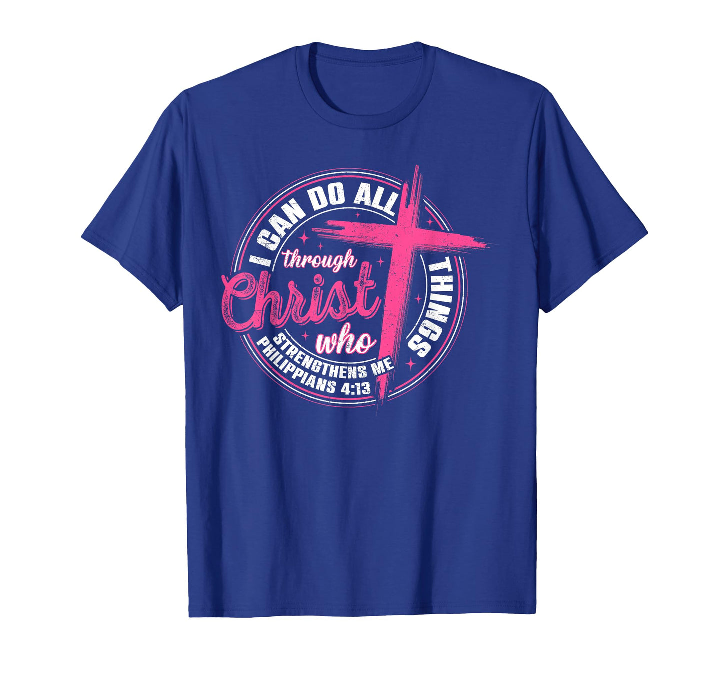 Breast Cancer Awareness Day Warriors Christian Women Girls T-Shirt