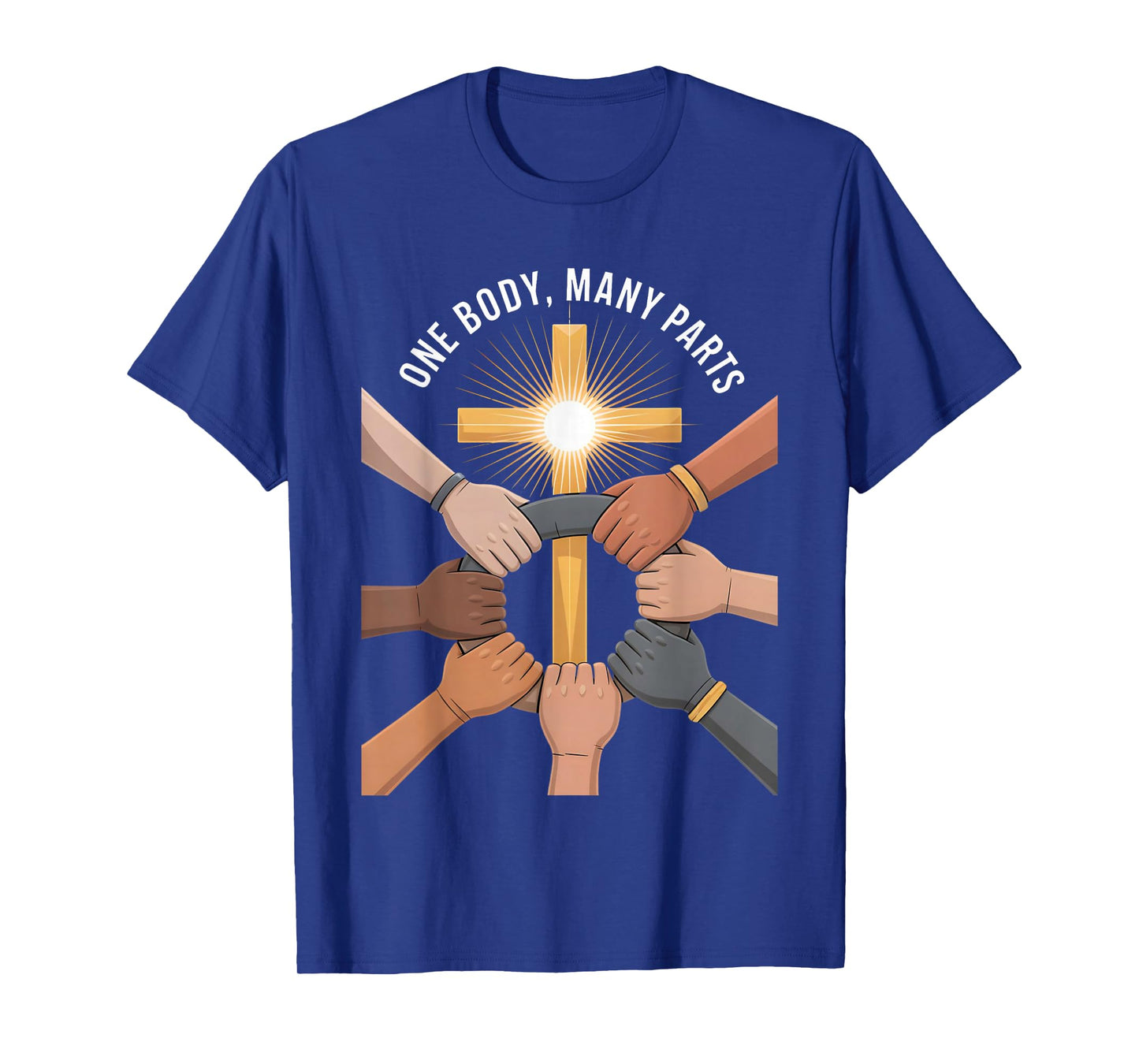 One Body Many Parts Christian Faith Unity T-Shirt