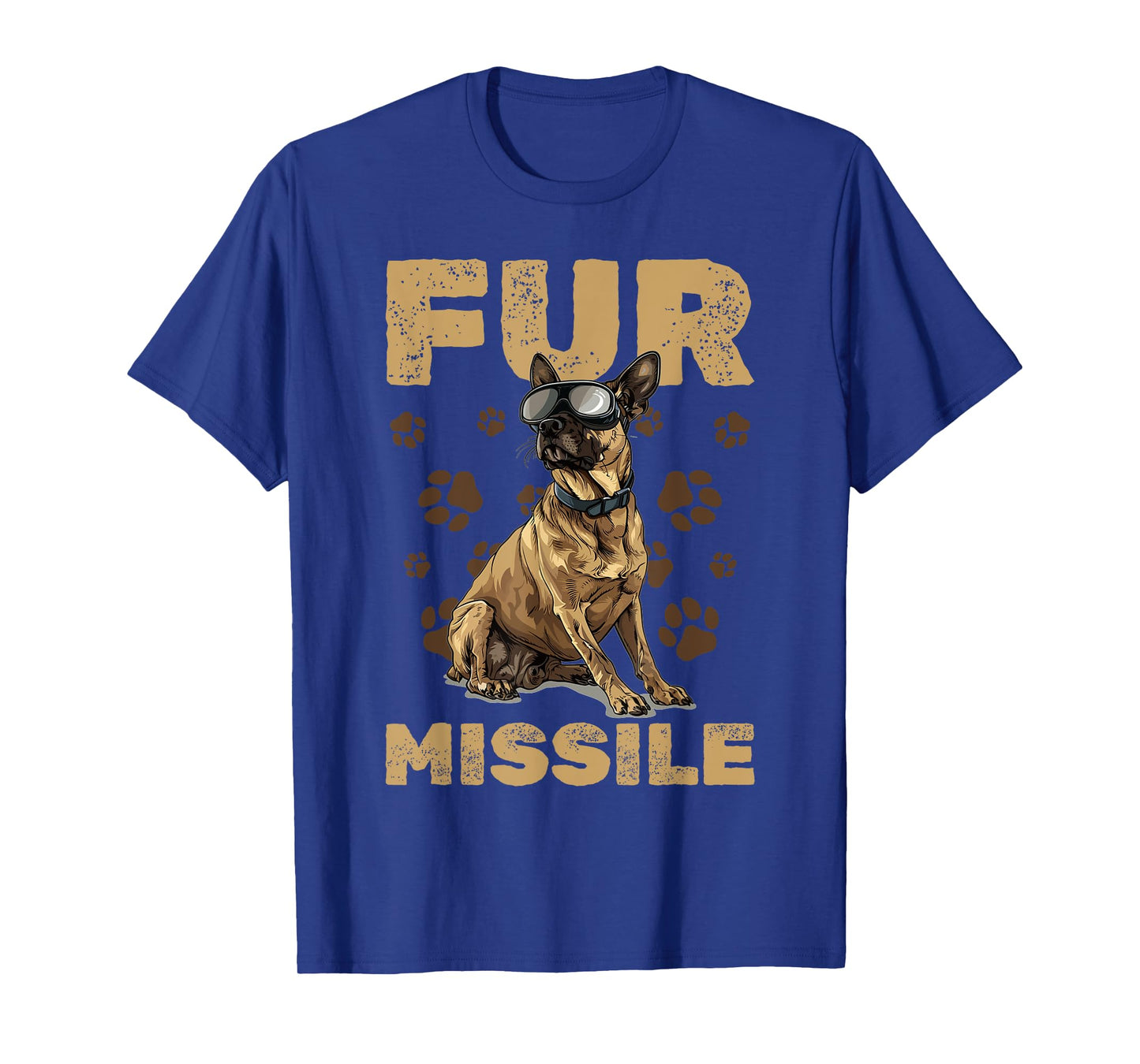 Belgian Malinois Dog Breed Fur Missile T-Shirt for Men Women Girls Kids