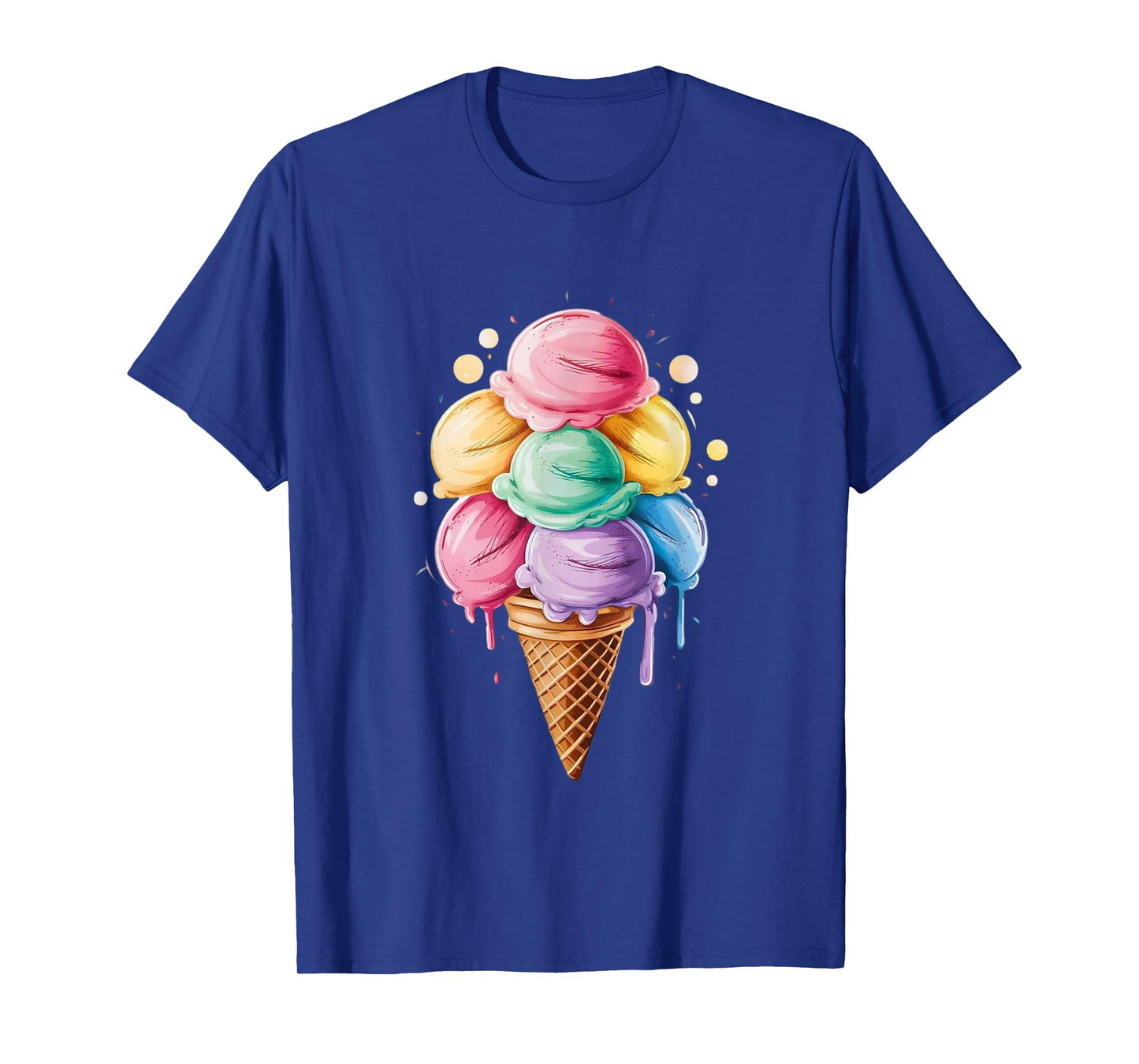 Ice Cream Gift for Girls & Women - Ice Cream Cone T-Shirt