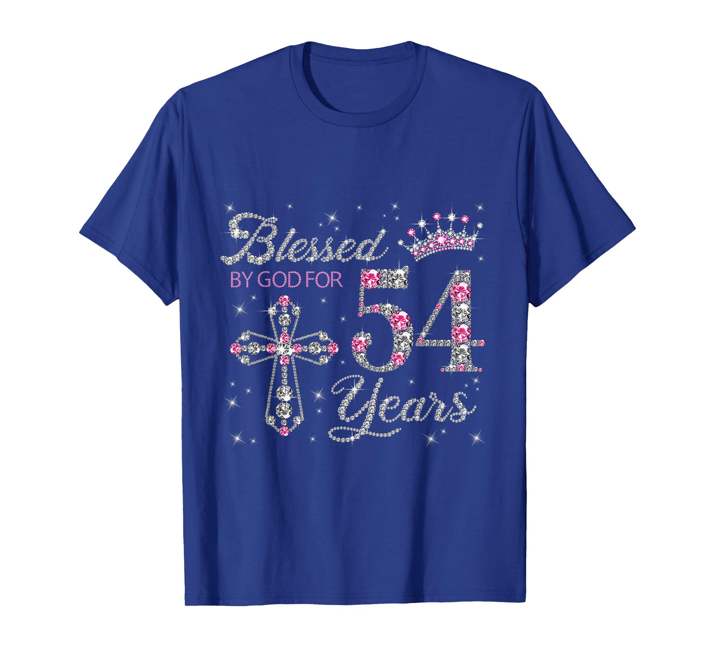 Blessed by God For 54 Years Old 54th Birthday Gift For Women T-Shirt