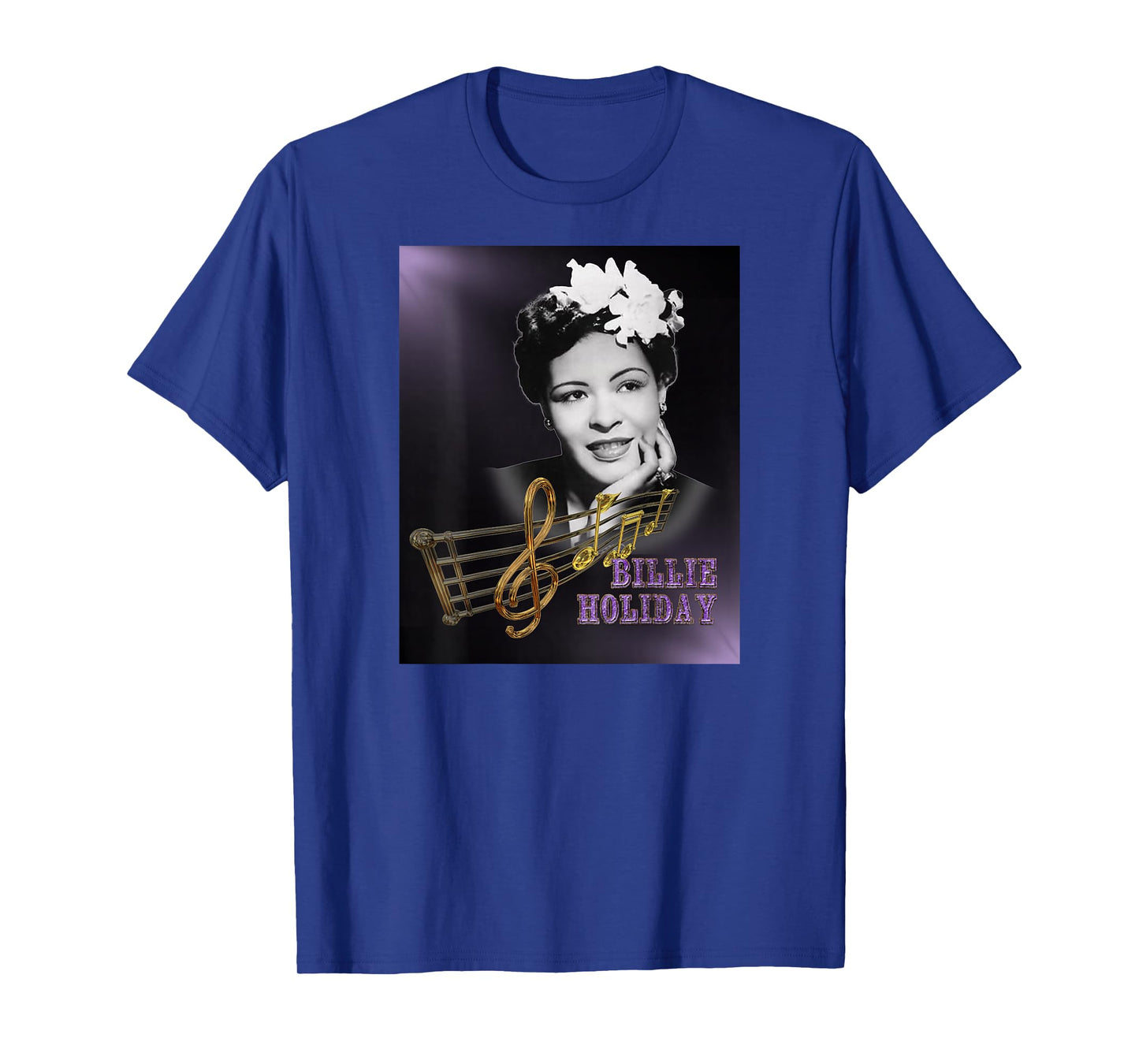 Billie Holiday_004_Back Printed T-Shirt