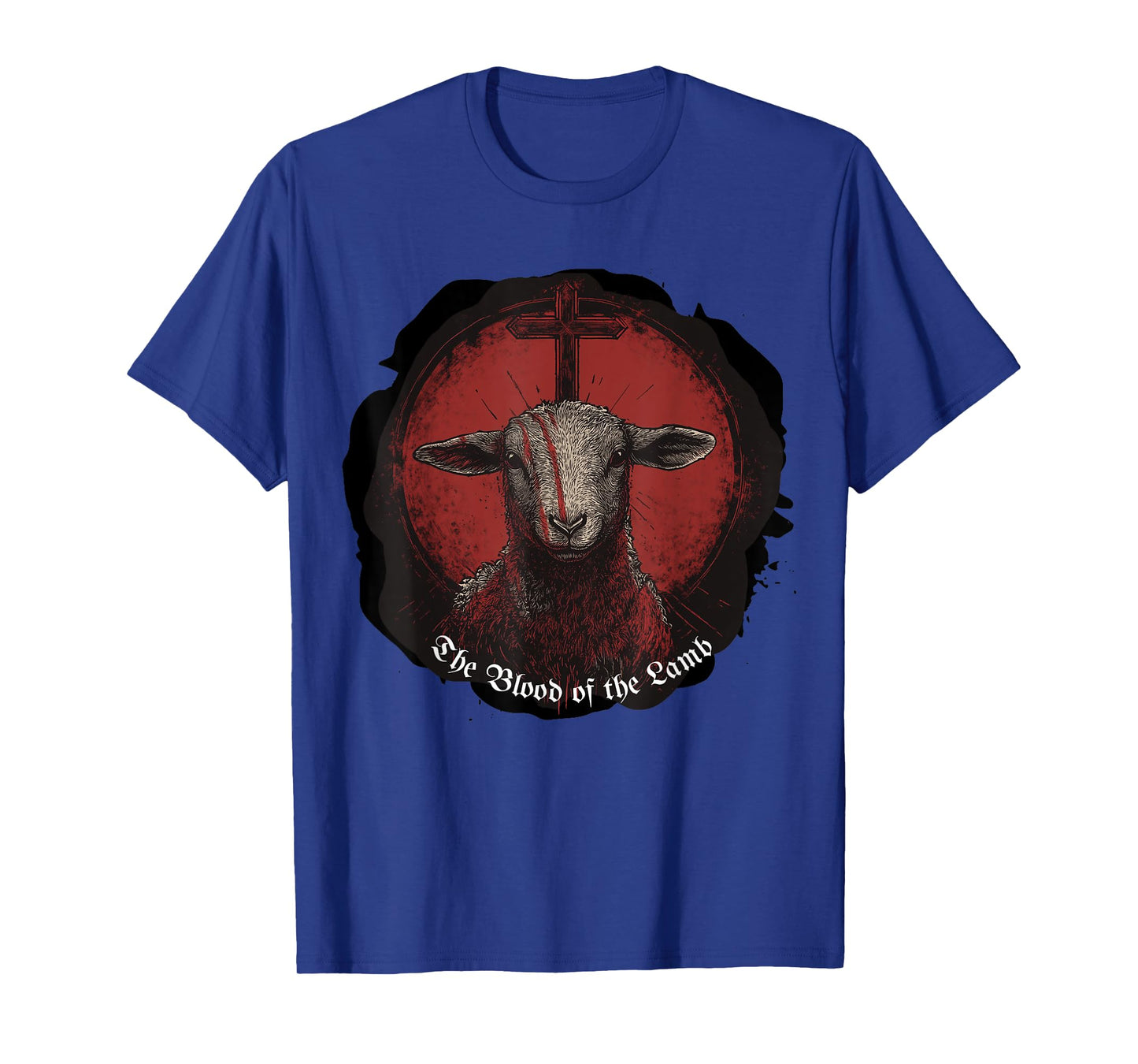 Blood of the Lamb Verse | Gothic Grunge Christian Streetwear T-Shirt