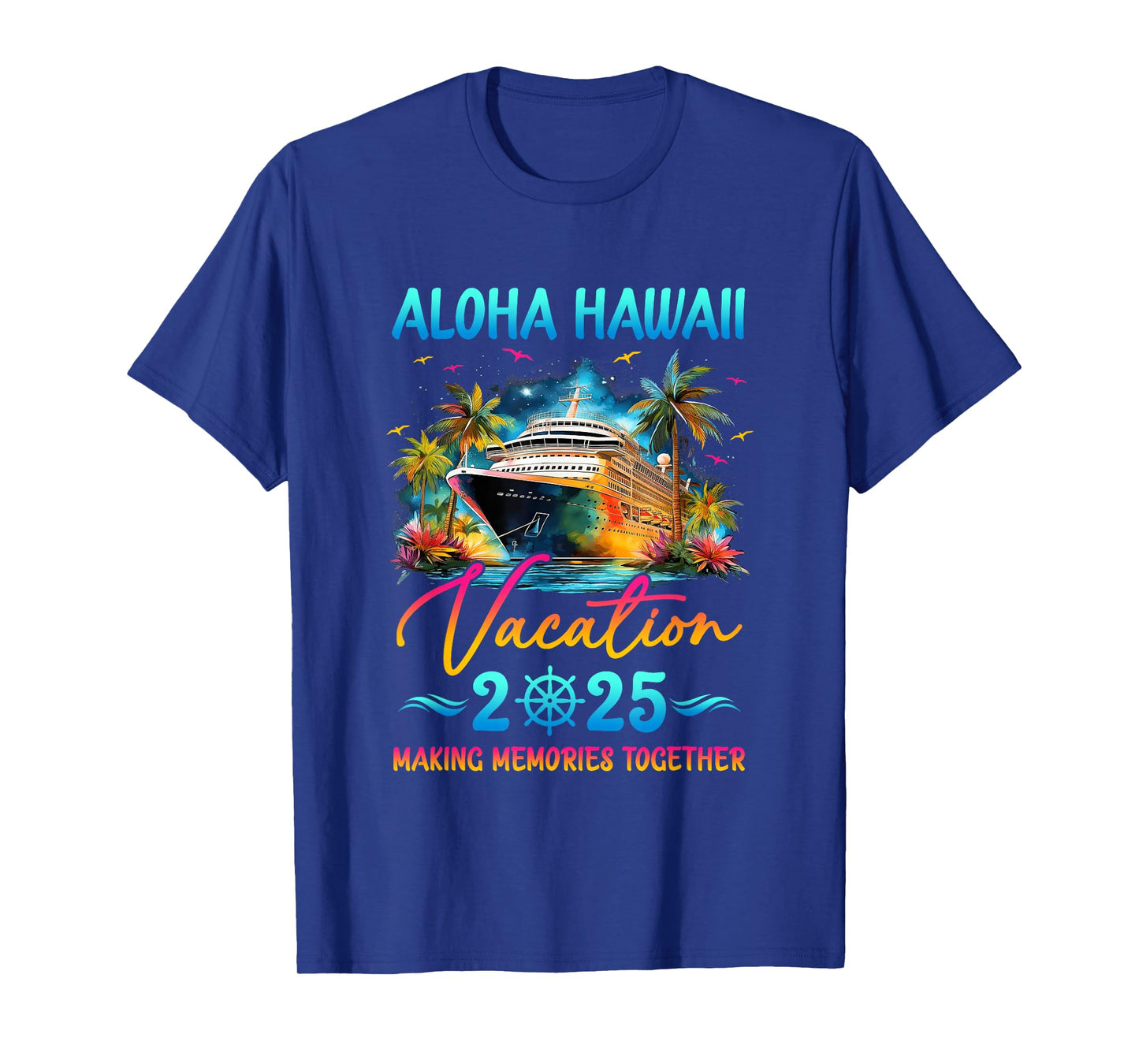 Aloha Hawaii Family Vacation 2025 Matching Group Summer T-Shirt
