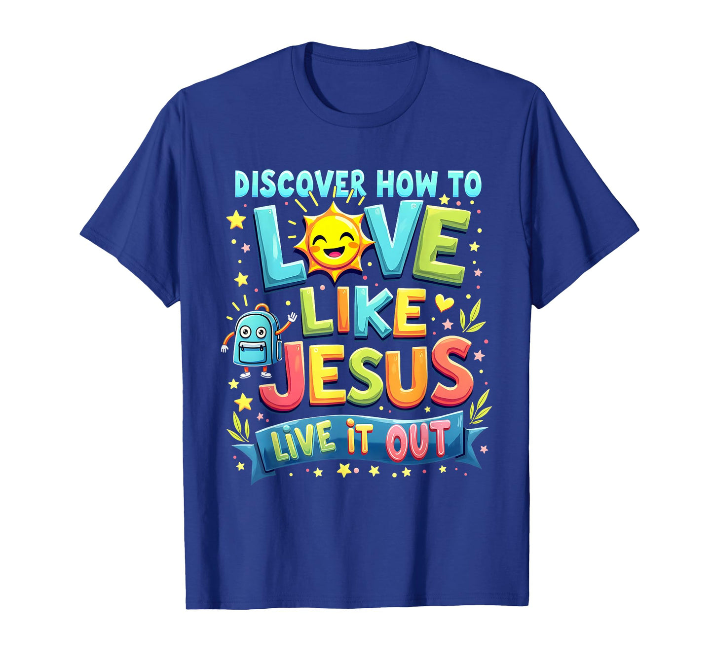 Live it Out Bible School Christian Youth Camp VBS 2025 T-Shirt