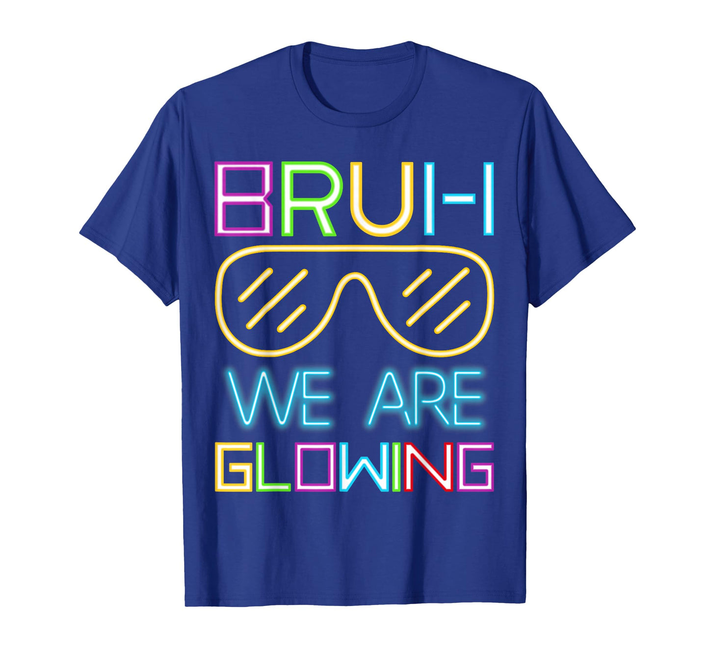 Bruh We Are Glowing In My Glowing Era Group Team Tie Dye T-Shirt