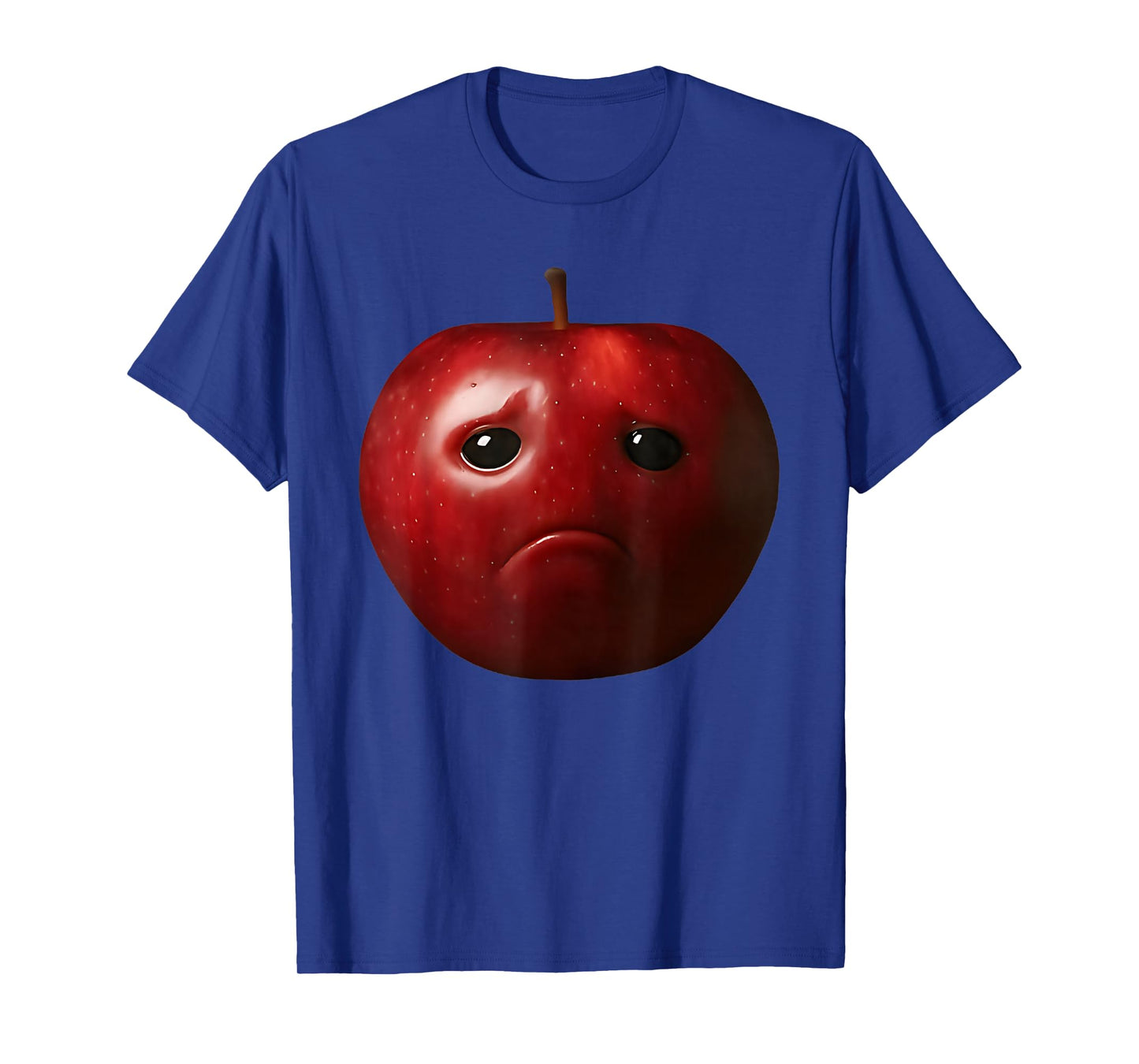 Funny Silly AI Apple Gen Z Meme Brainrot Humor Fruit Lovers T-Shirt