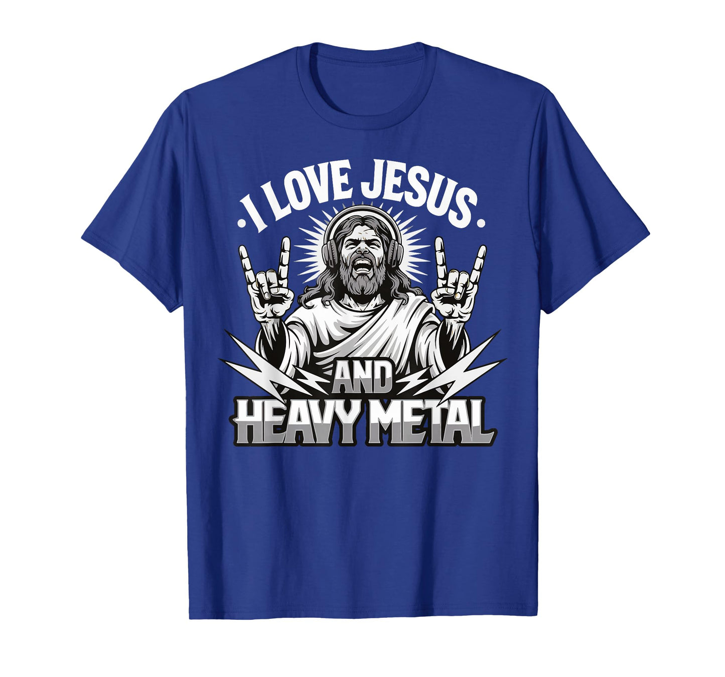 I Love Jesus And Heavy Metal T-Shirt