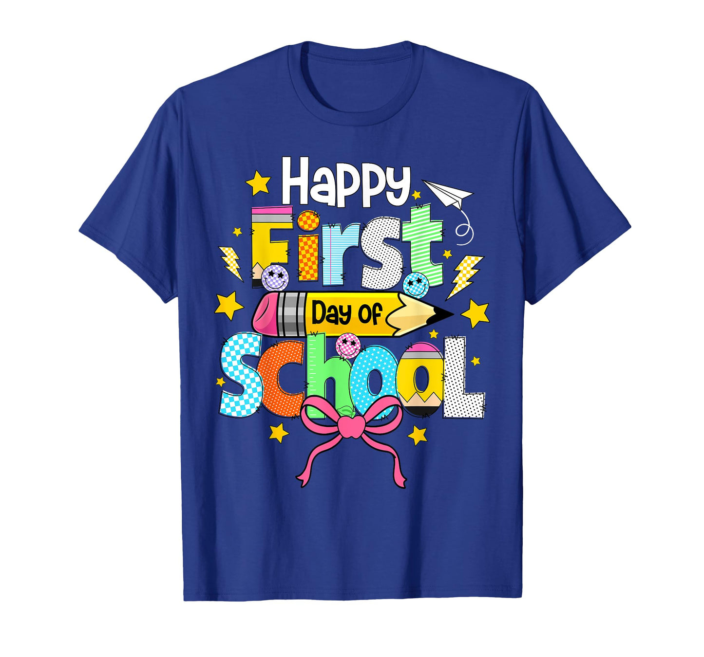Happy First Day Of School Shirts Teacher Kids Back To School T-Shirt