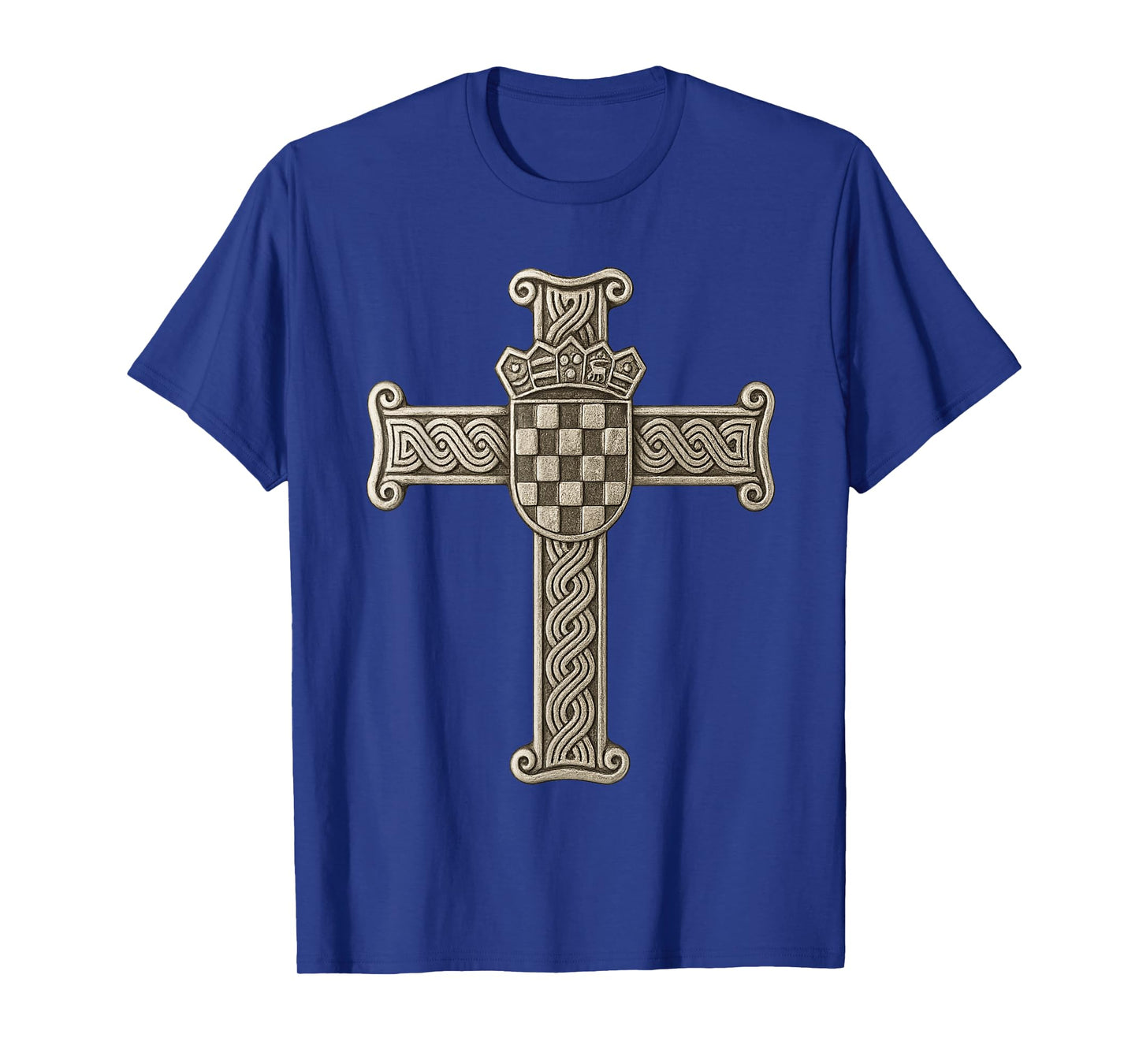 God and Croatia - Croatian cross T-Shirt