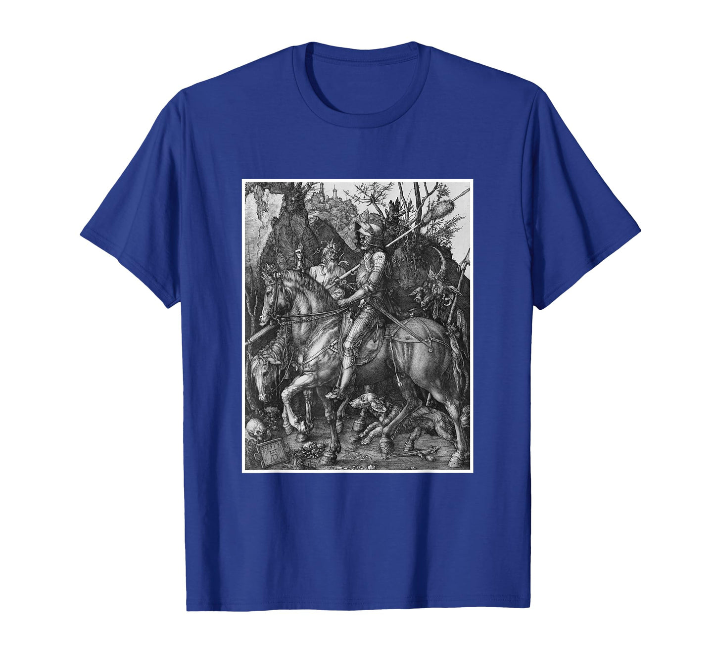 Medieval Knight Death & The Devil Art History Albrecht Durer T-Shirt