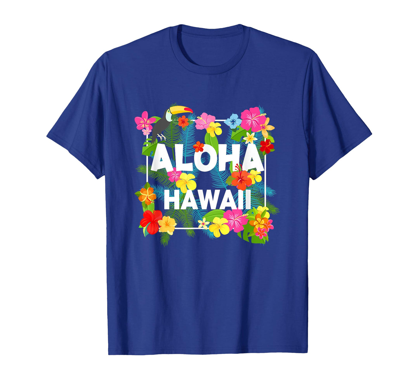 Aloha Hawaii Hibiscus Flowers Aesthetic Design For Men Women T-Shirt