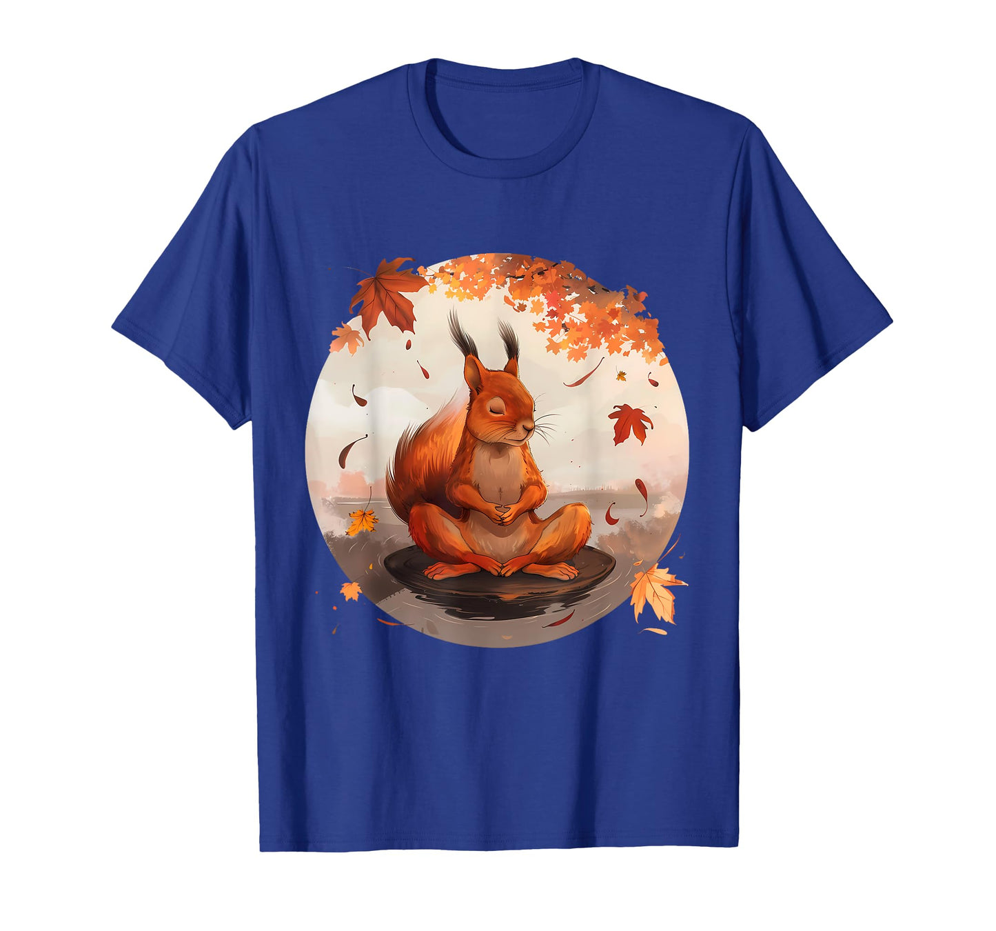 Meditation Squirrel Animal Art Spirituality Yoga Buddhist T-Shirt