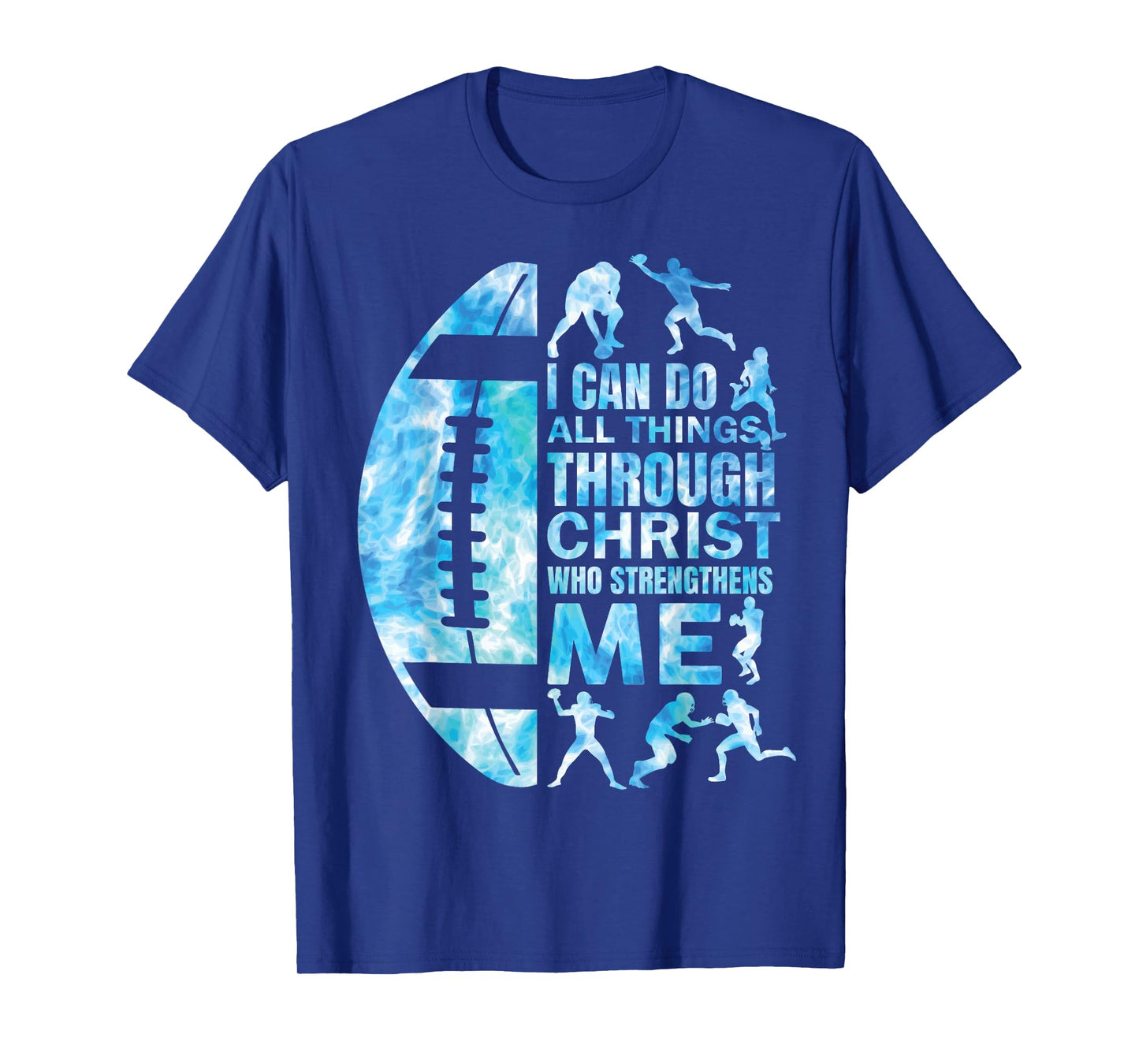 Football-Shirt Christian Women Boys Men Christ Religious T-Shirt