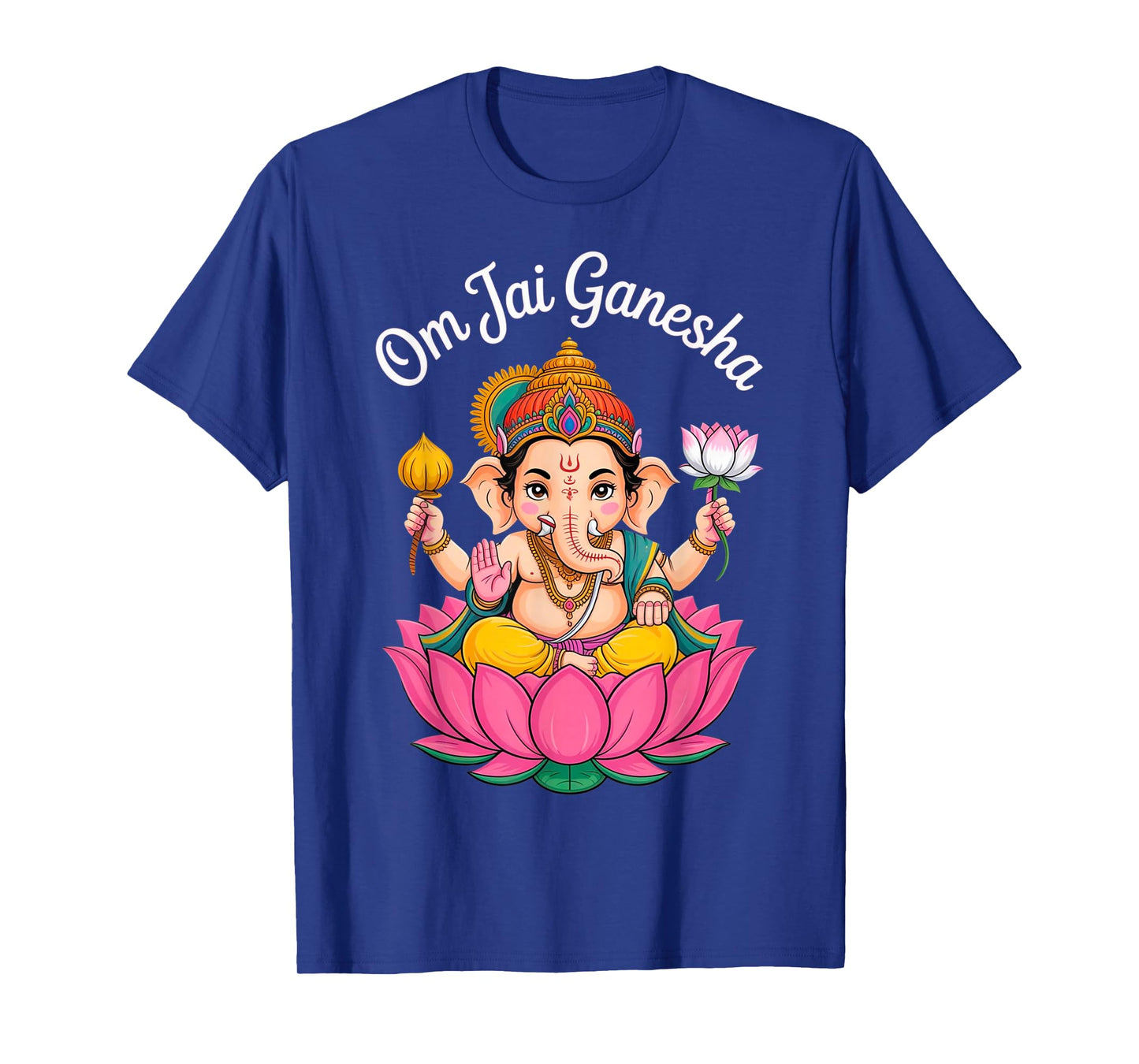 Hindu Ganesha Puja Elephant God India Meditation Yoga Murti T-Shirt
