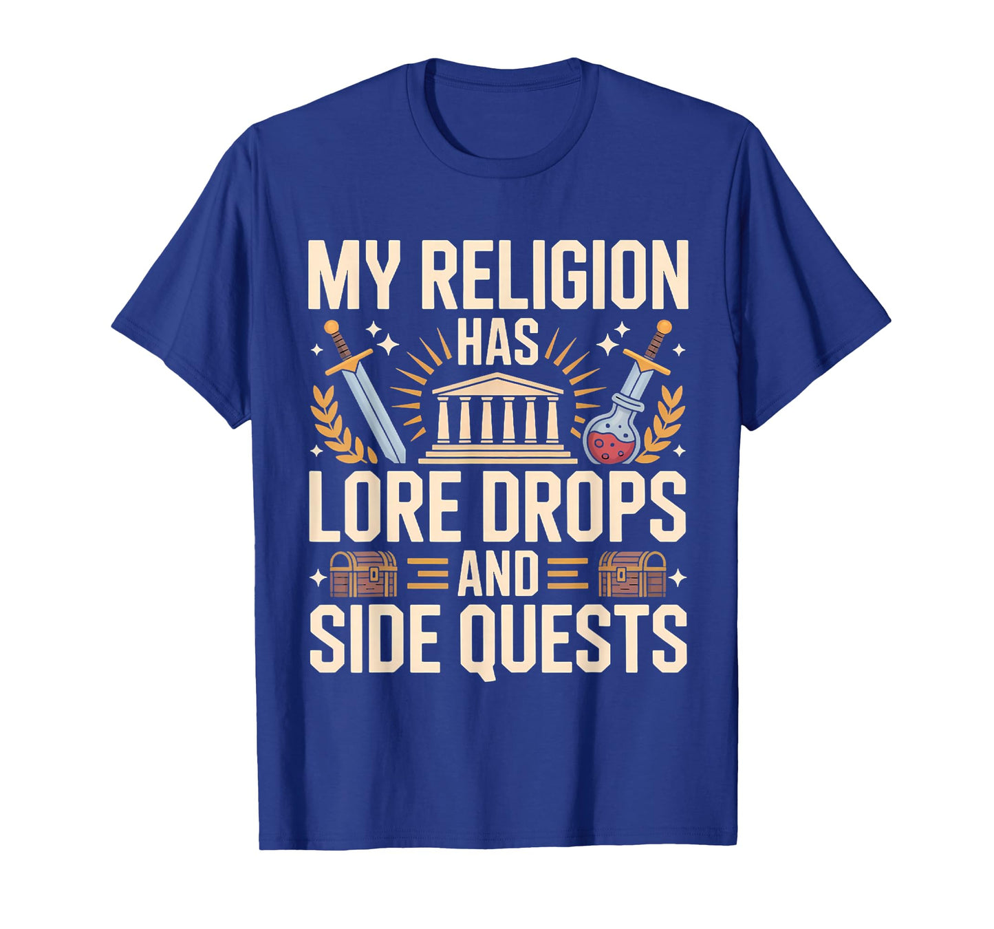 Polytheism Mythology Pagan Lore Gamer Religion Fantasy T-Shirt