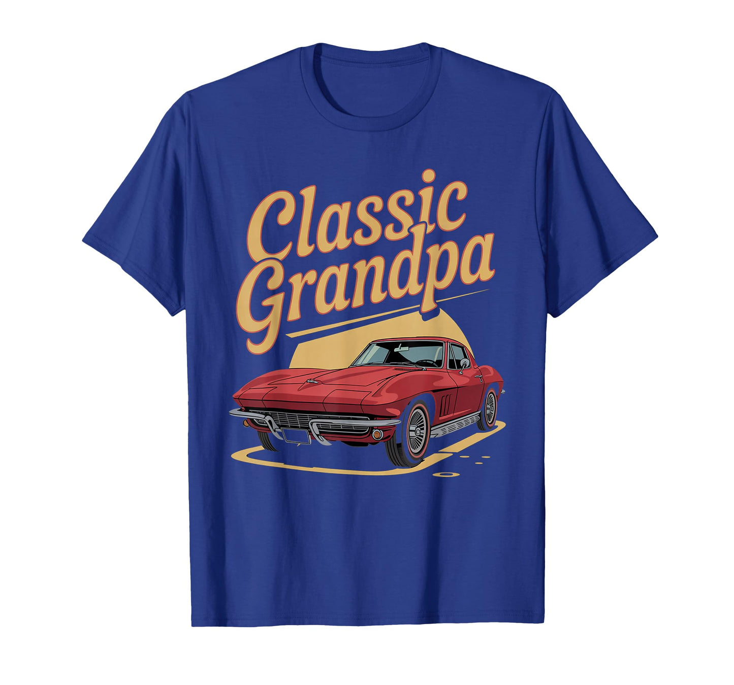 Classic Grandpa Car Enthusiast Tee Funny Retro Auto Design T-Shirt