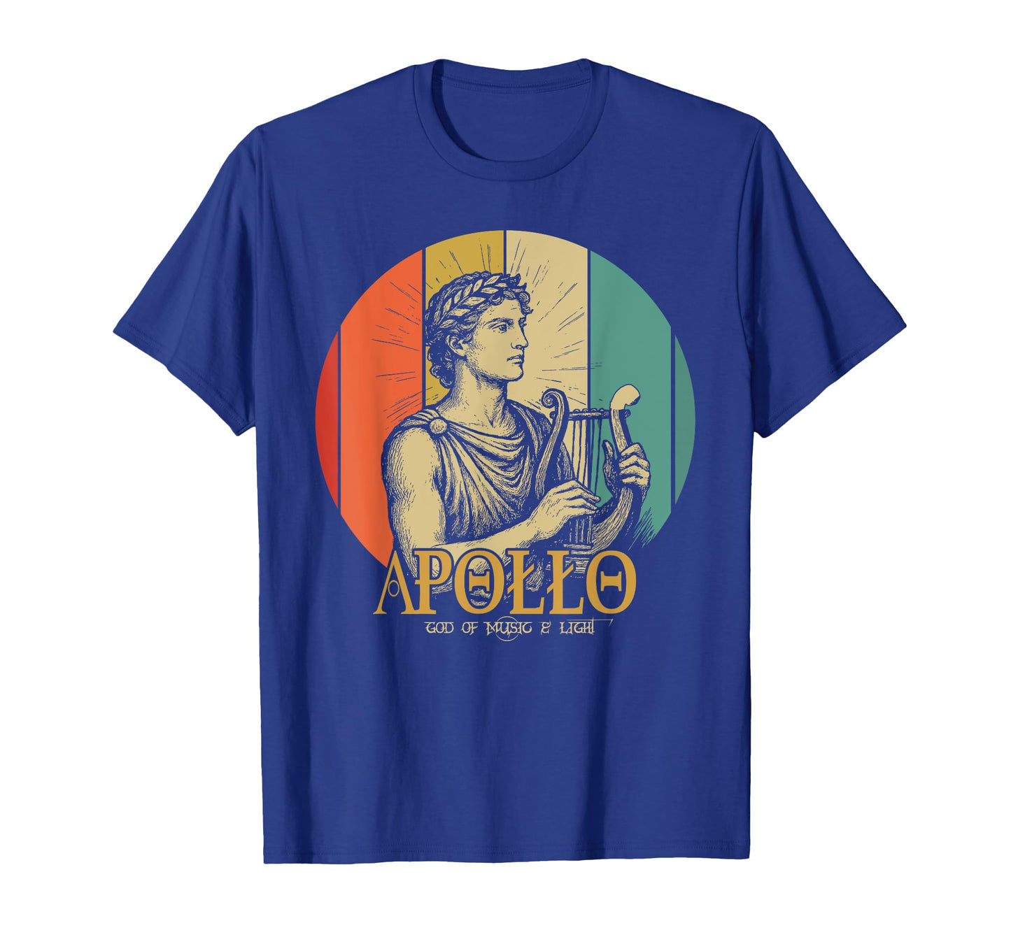 Apollo in Greek Mythology God of Music and Light T-Shirt