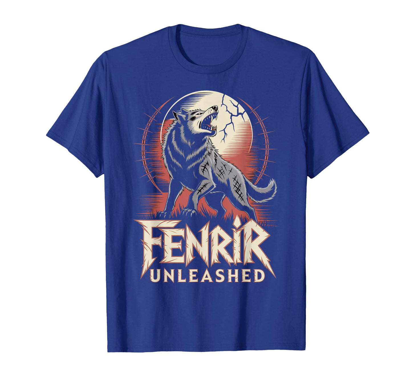 Viking Fenrir Wolf Norse Mythology Nordic Celtic T-Shirt