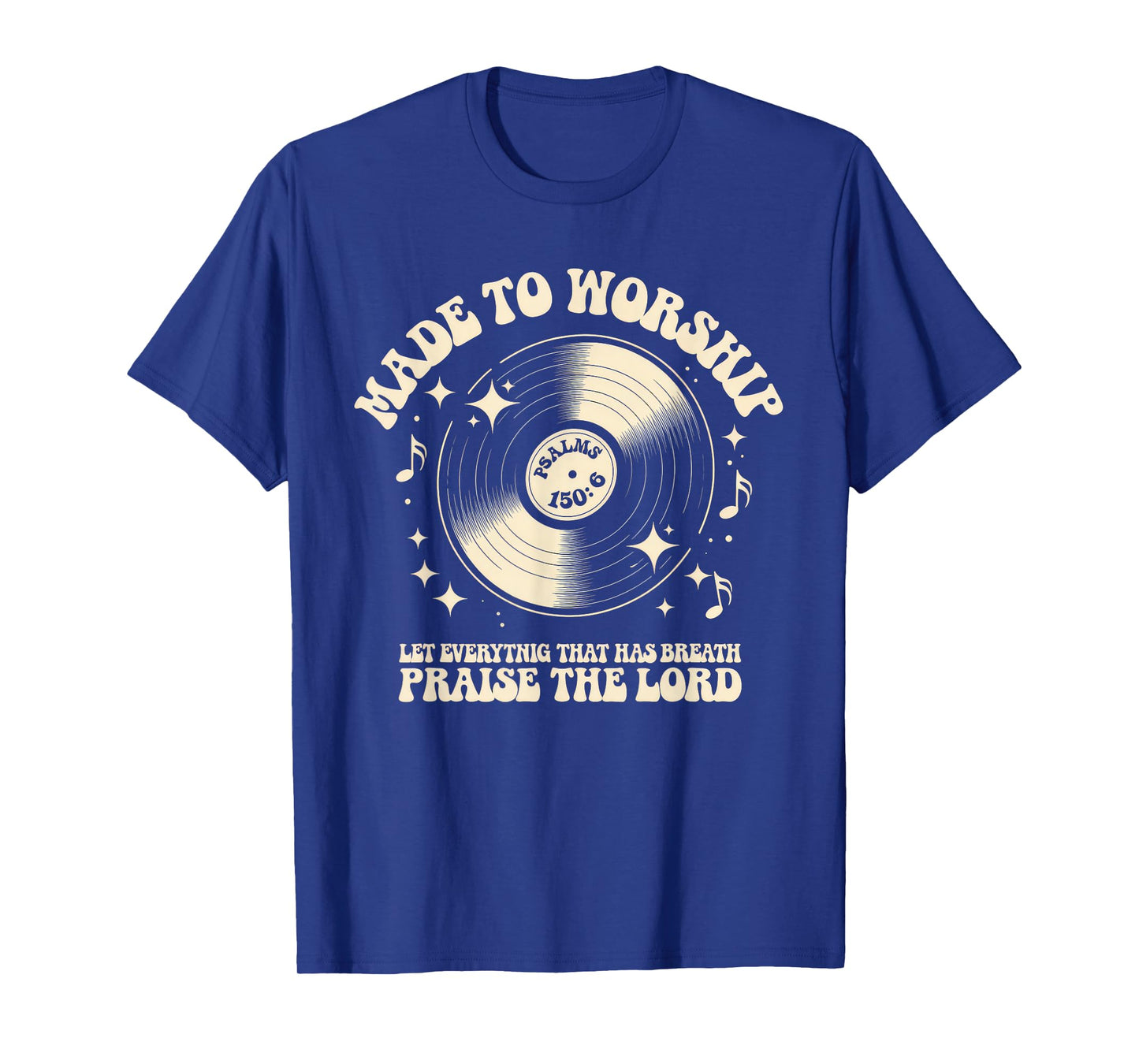 Worship Tshirt Christian Music Retro Cassette Psalms 150:6 T-Shirt